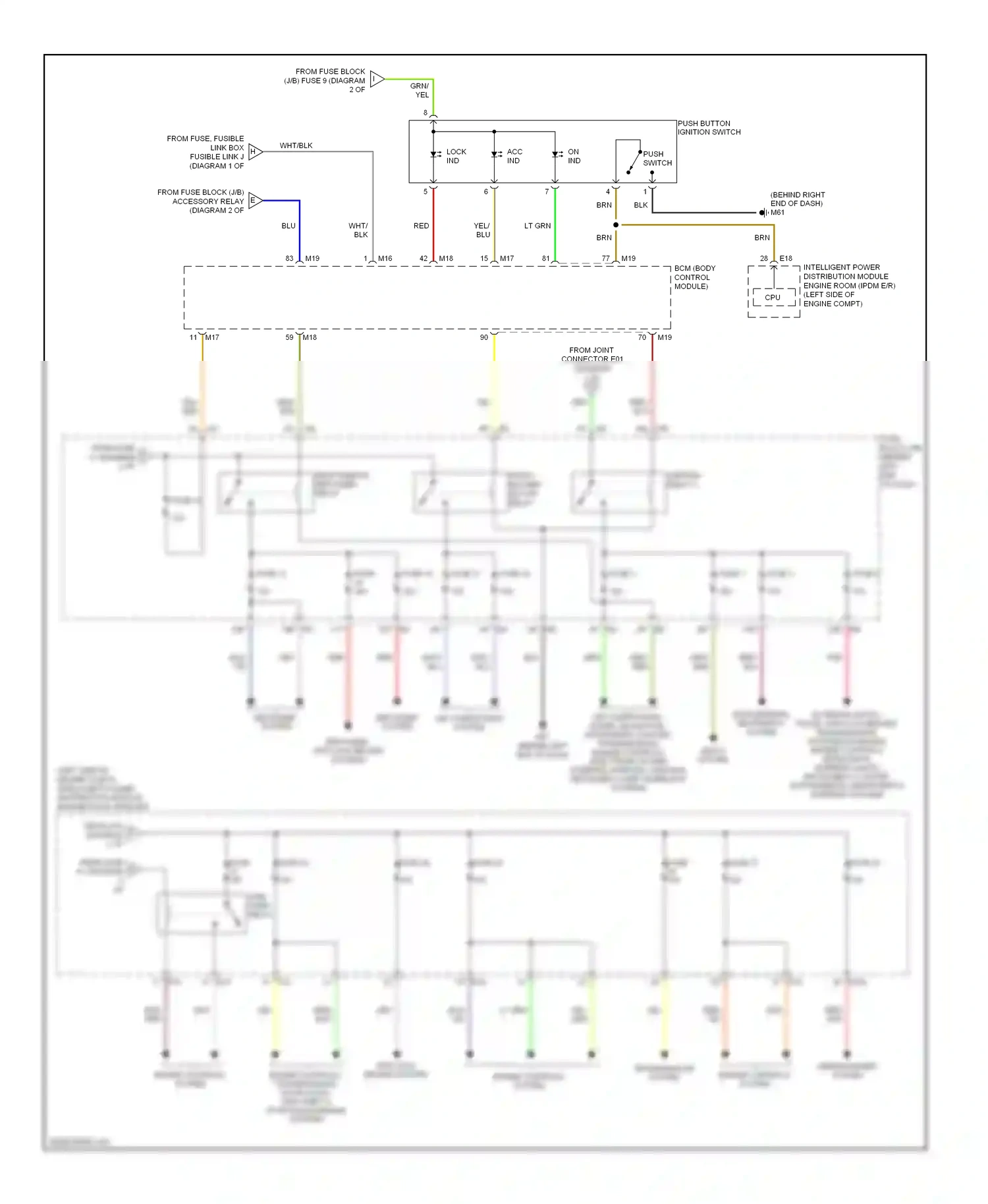Wiring diagram engine controls system for Nissan Altima L32 (2006-2009) (2 of 2)