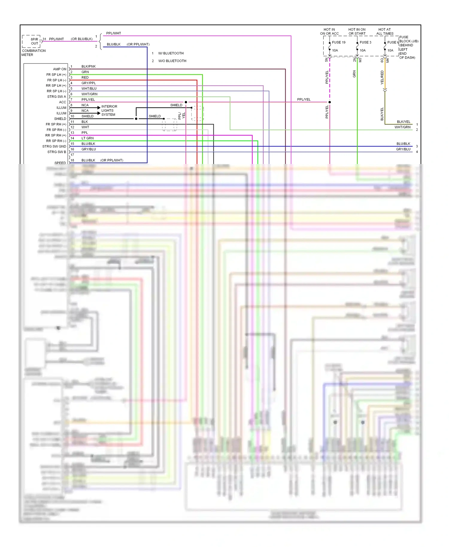 Wiring diagram shield shield shield for Nissan Altima L32 (2006-2009) (1 of 1)
