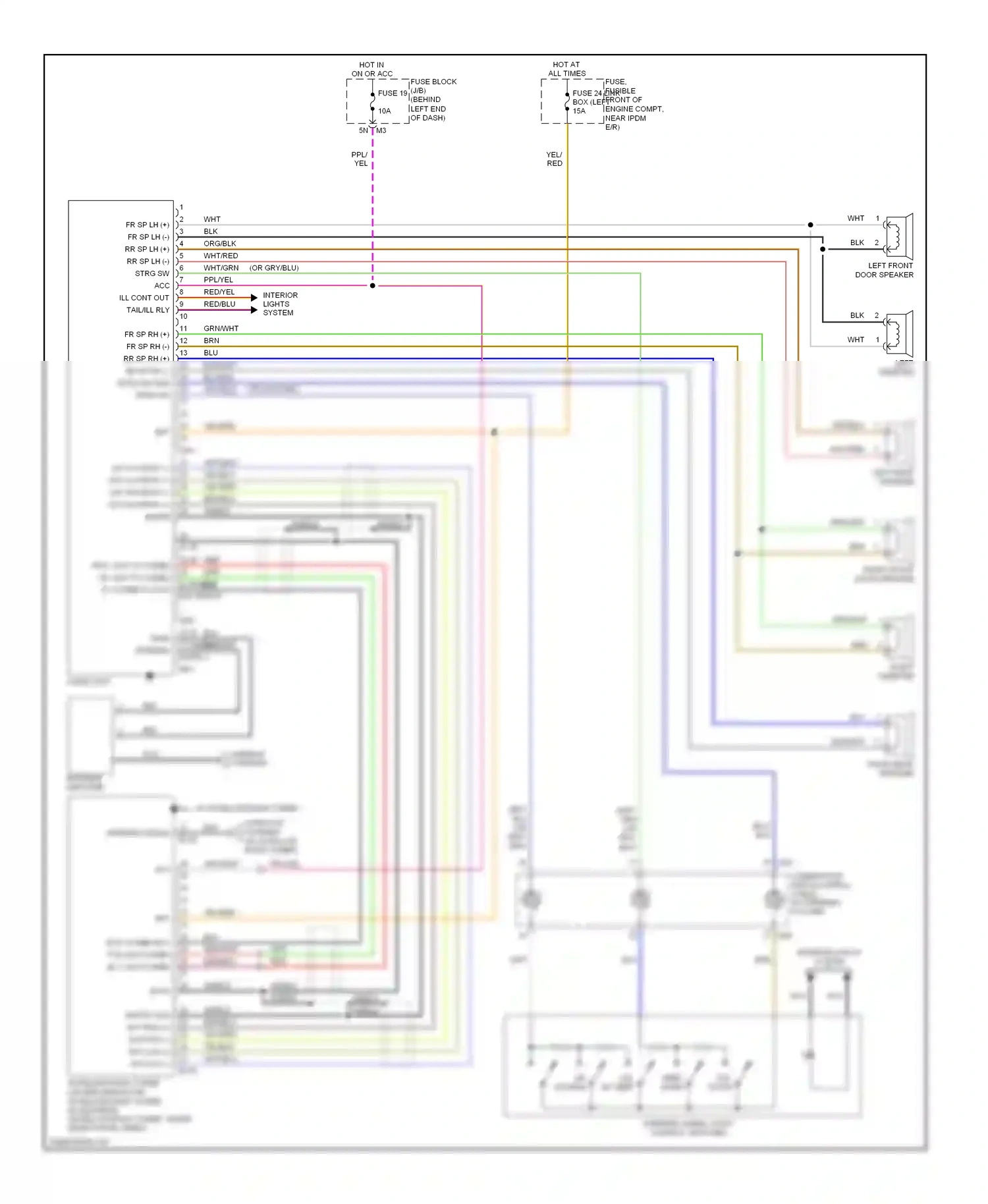 Wiring diagram shield shield for Nissan Altima L32 (2006-2009) (1 of 1)