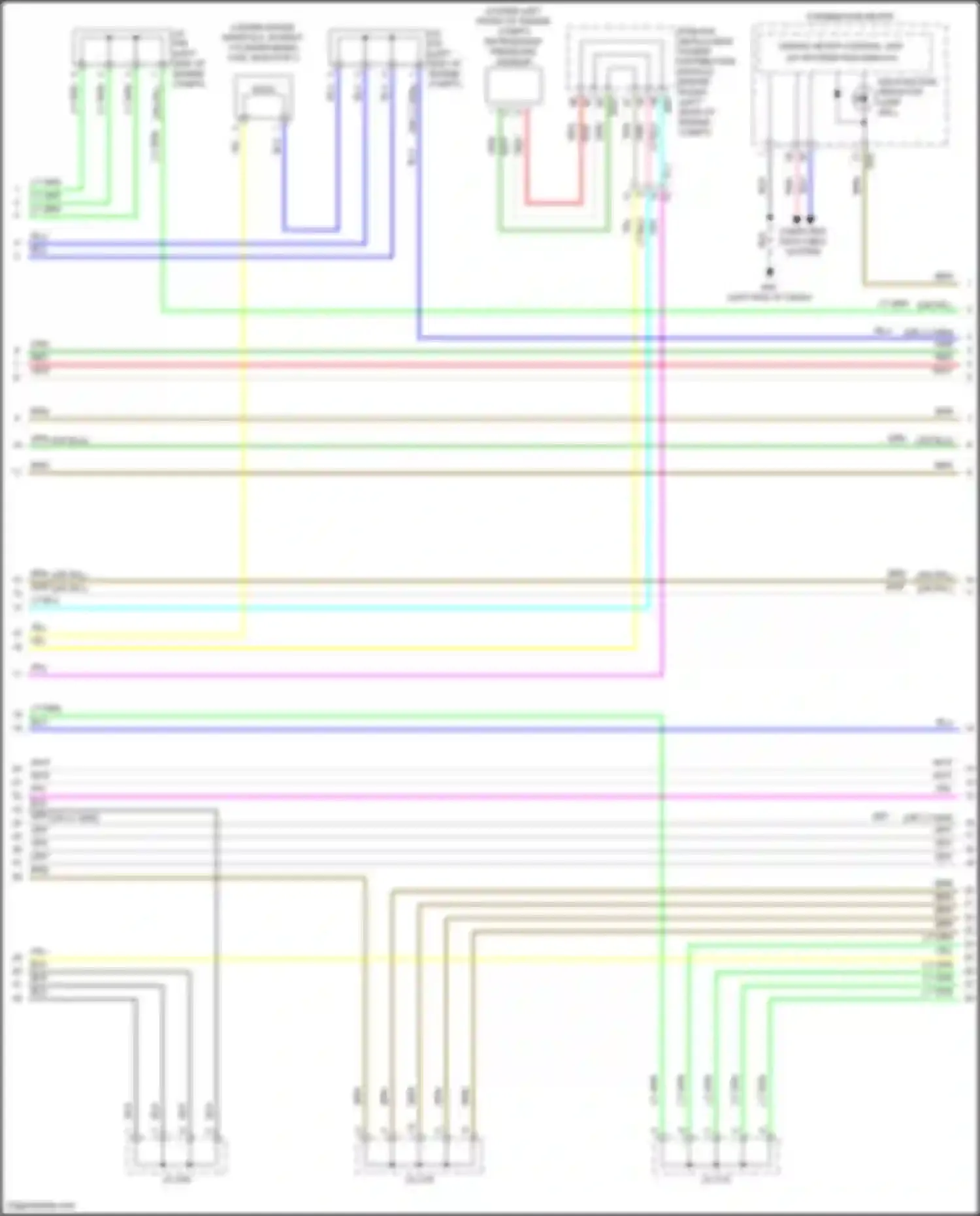 Car Wiring Diagrams for Altima Nissan L33 facelift (2015-2018): Wiring diagram engine performance 3.5l (2 of 6)