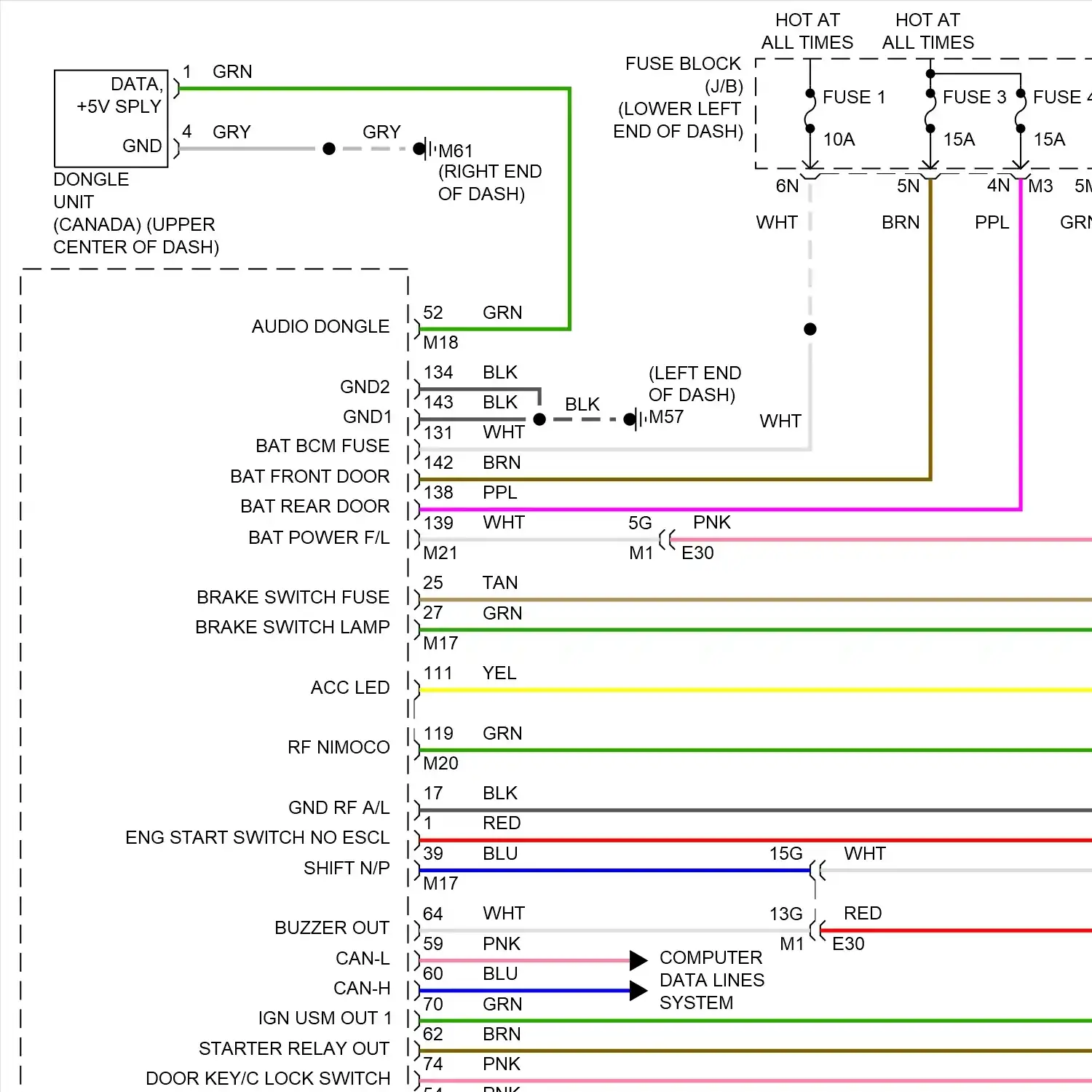 demo - Power door locks circuit (1 of 4) Power door locks circuit (1 of 4)
