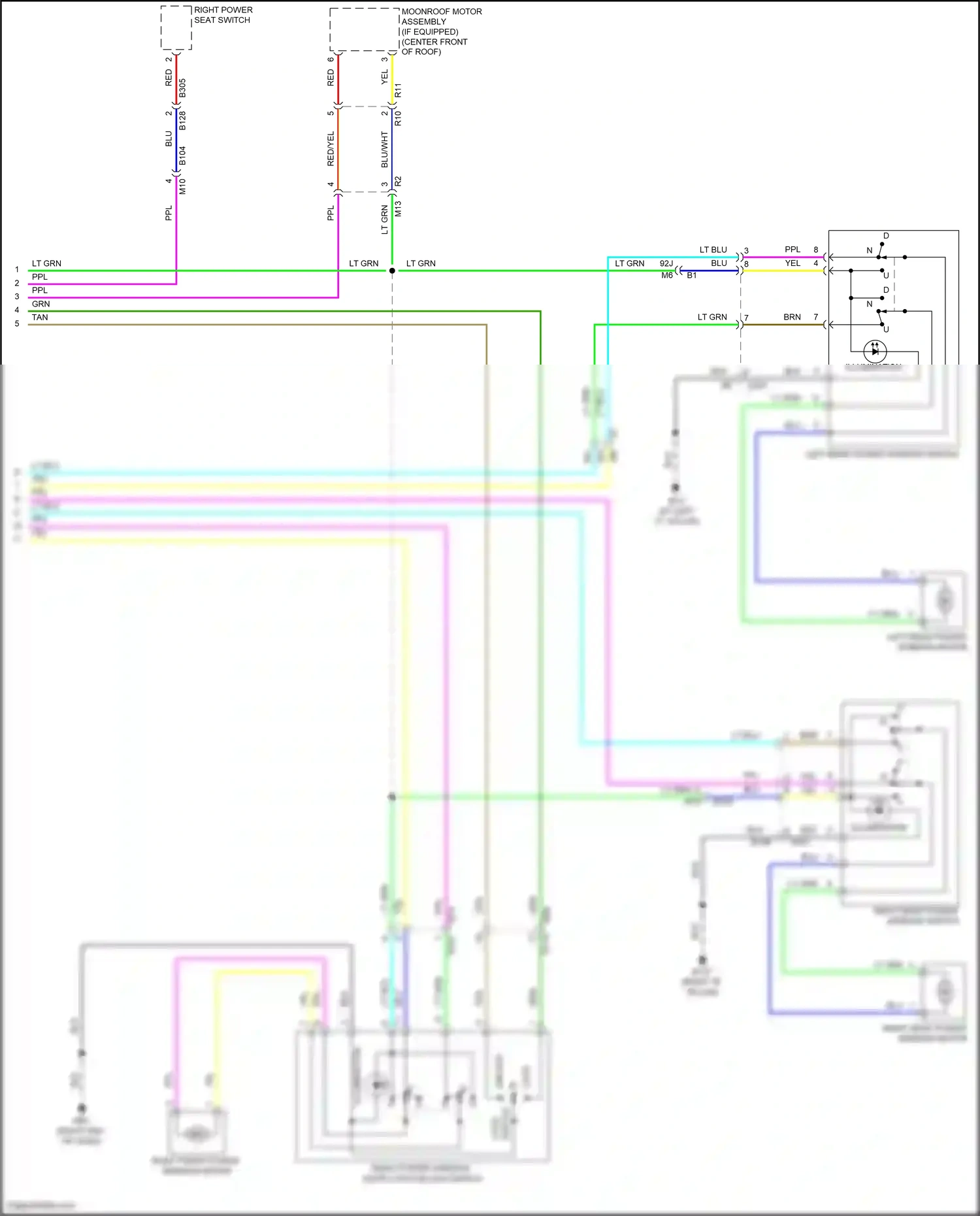 Wiring diagram blu for Nissan Altima L33 facelift (2015-2018) (6 of 83)