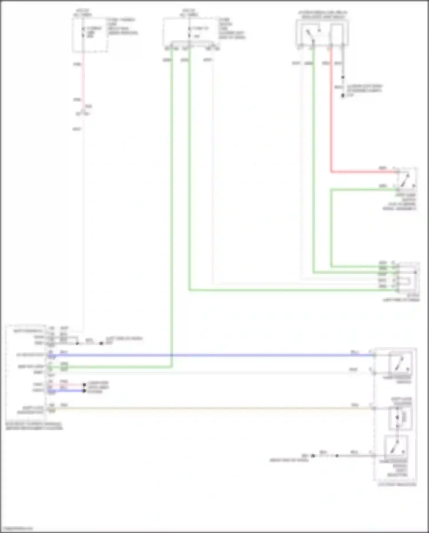 Wiring diagram computer data lines system for Nissan Altima L33 facelift (2015-2018) (39 of 59)