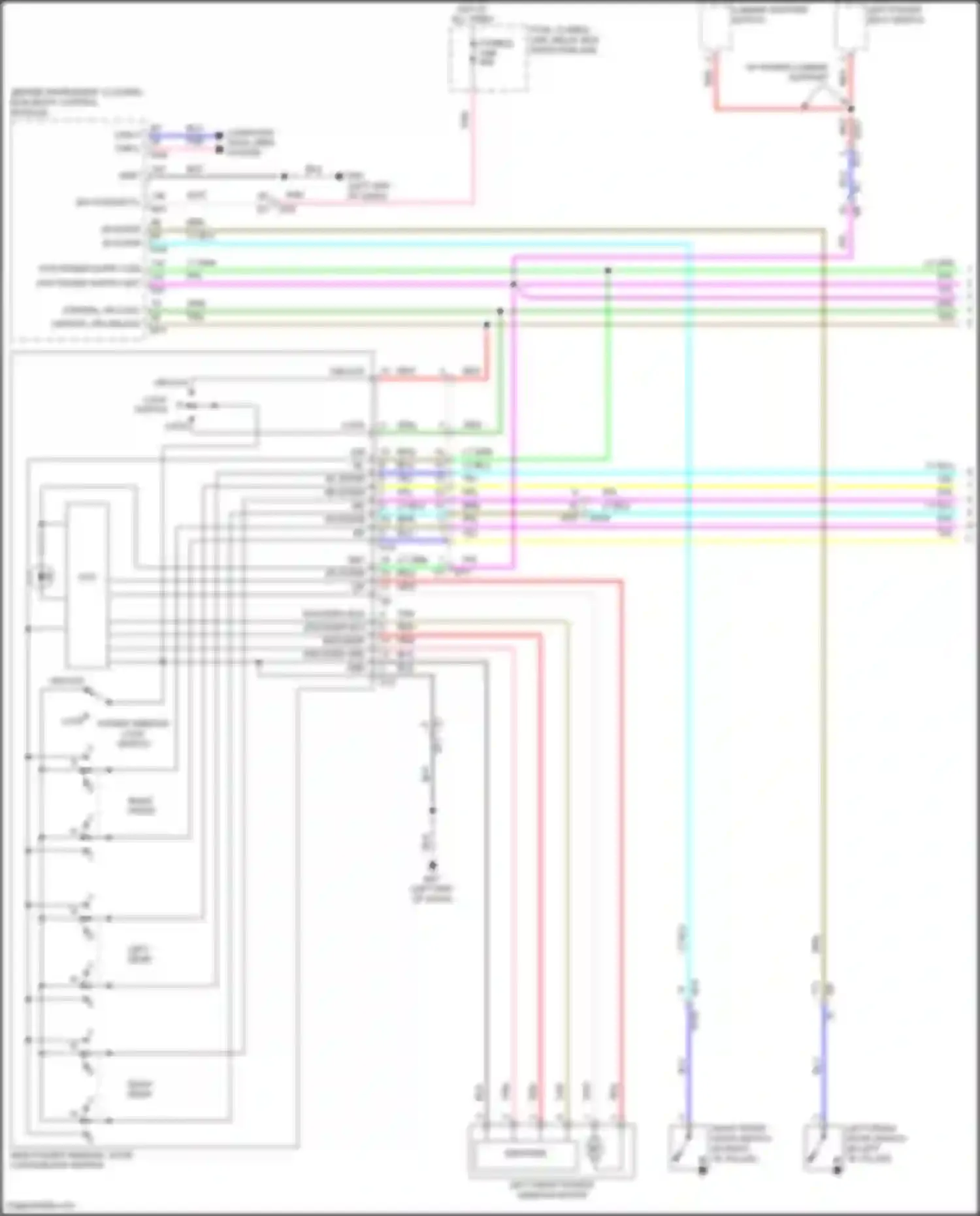 Wiring diagram computer data lines system for Nissan Altima L33 facelift (2015-2018) (7 of 59)