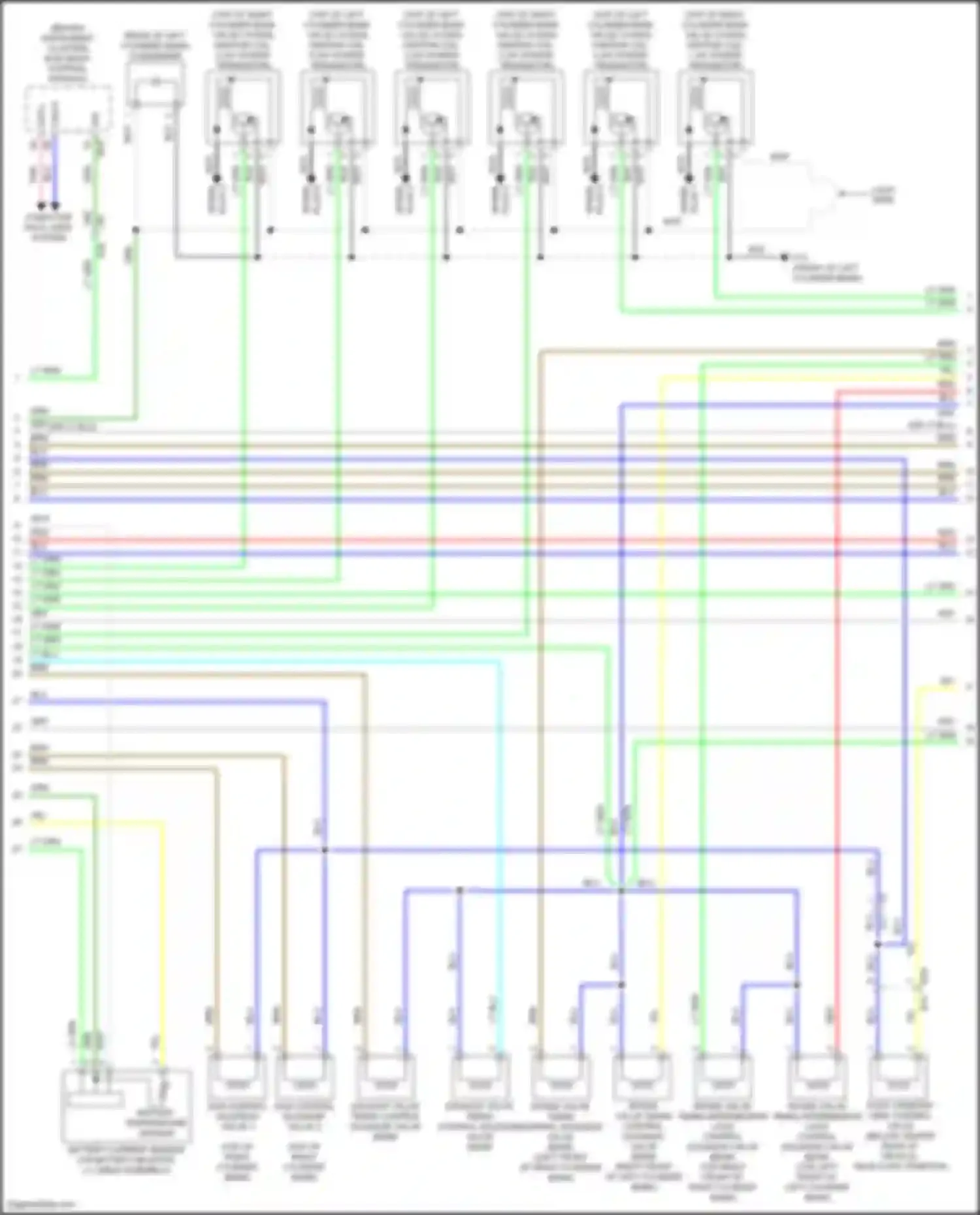 Wiring diagram computer data lines system for Nissan Altima L33 facelift (2015-2018) (58 of 59)