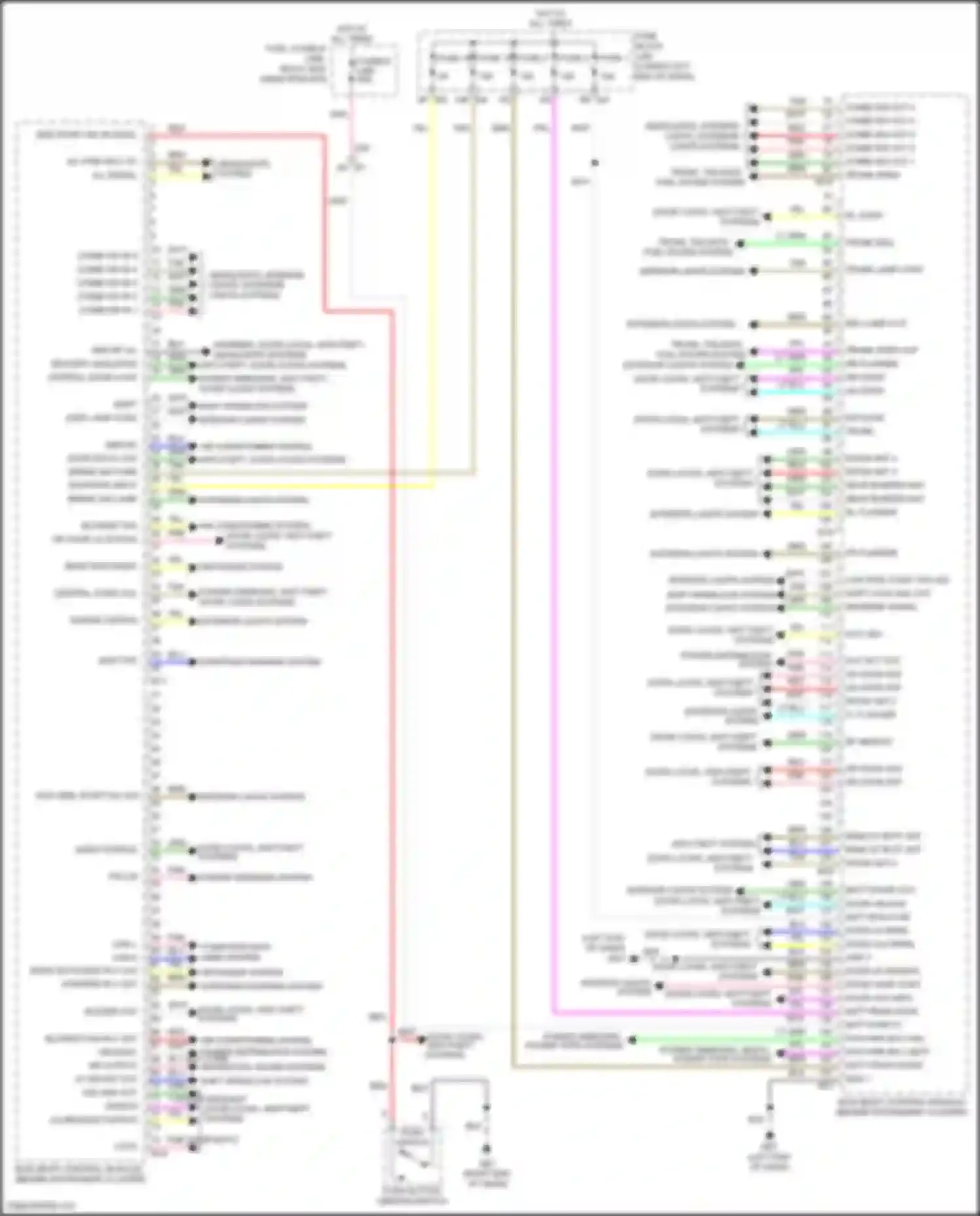 Wiring diagram reverse signal for Nissan Altima L33 facelift (2015-2018) (1 of 1)