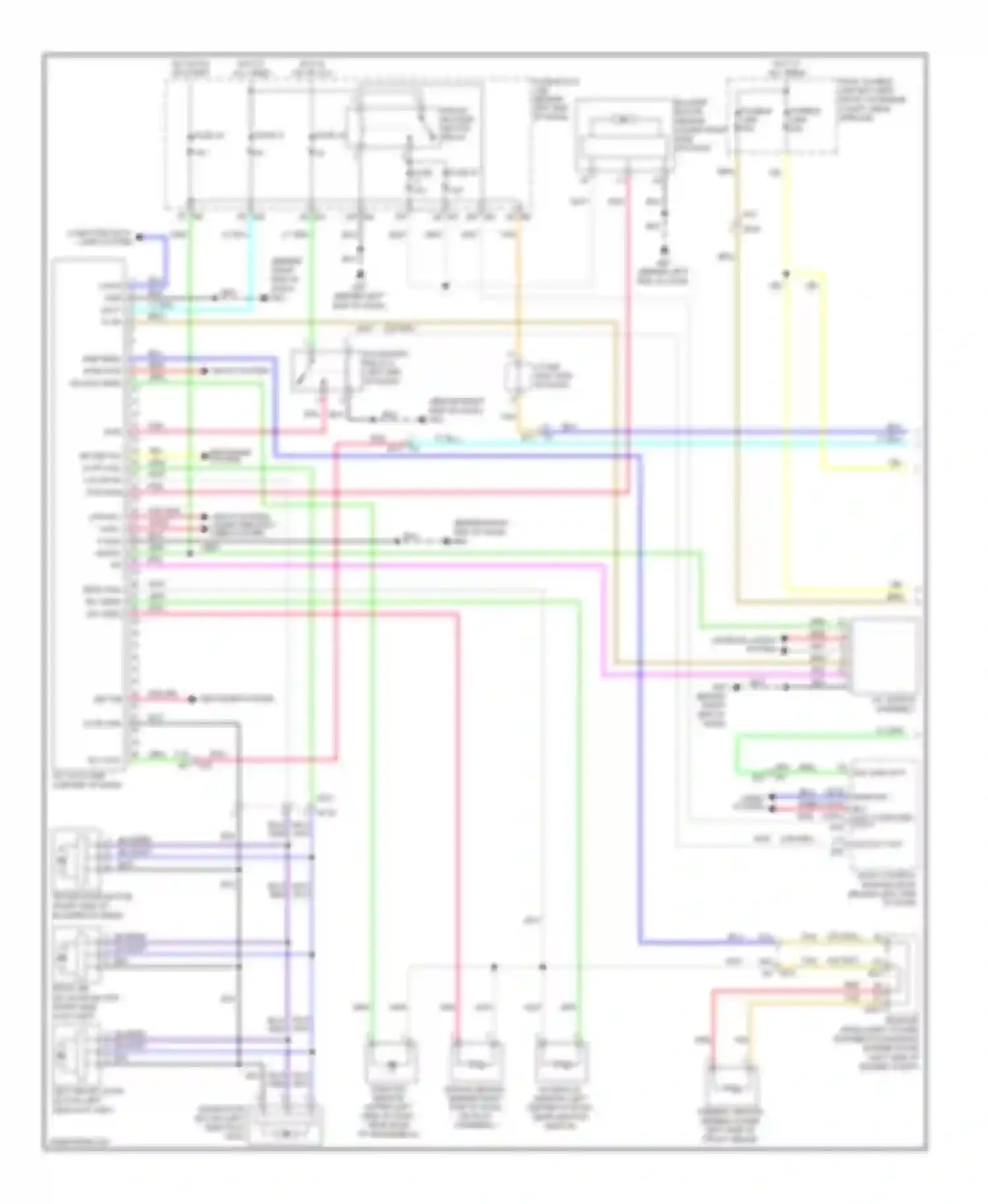 Altima Nissan L33 (2012-2015): Automatic a/c circuit, sedan (1 of 2)