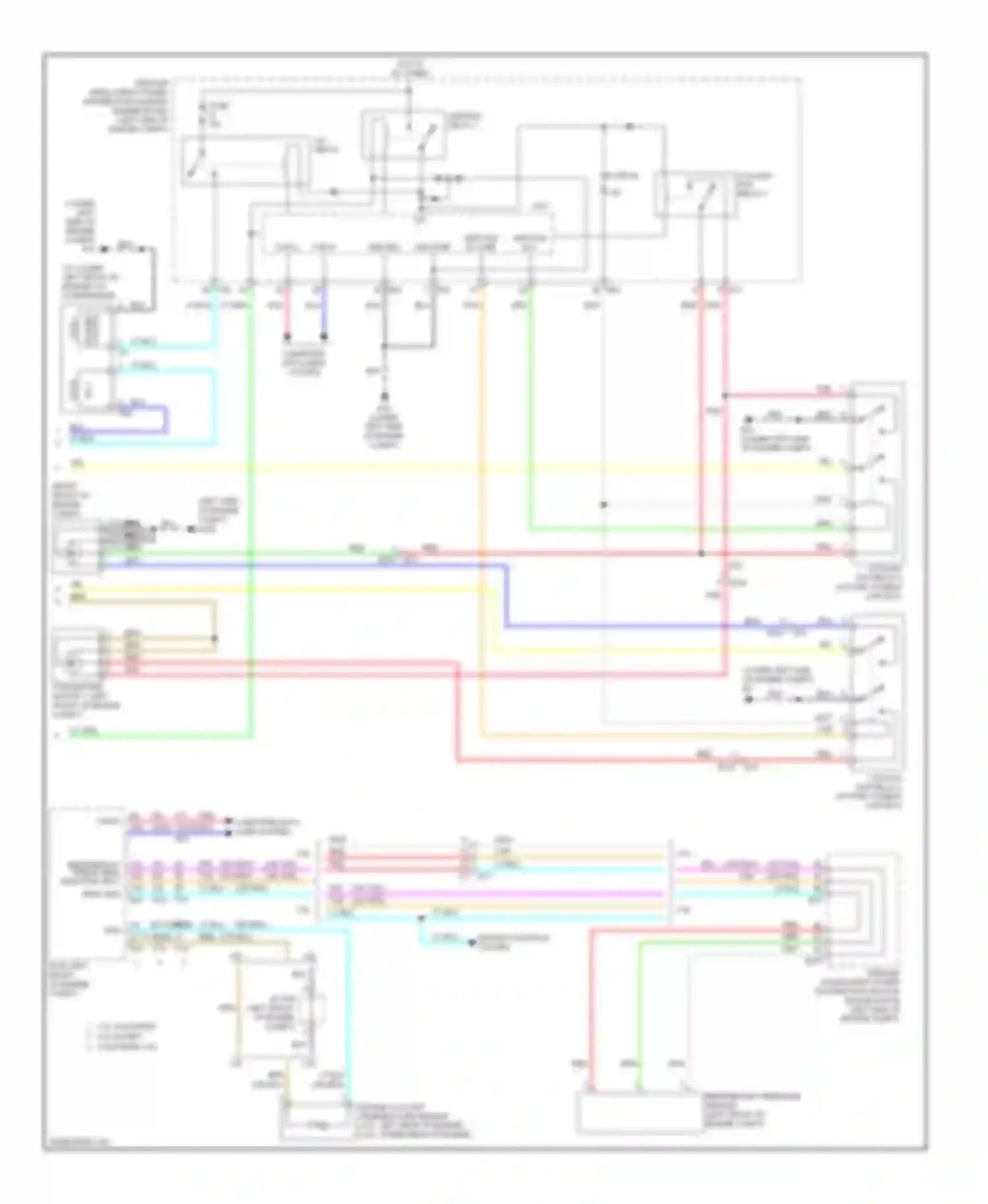 Altima Nissan L33 (2012-2015): Automatic a/c circuit, sedan (2 of 2)