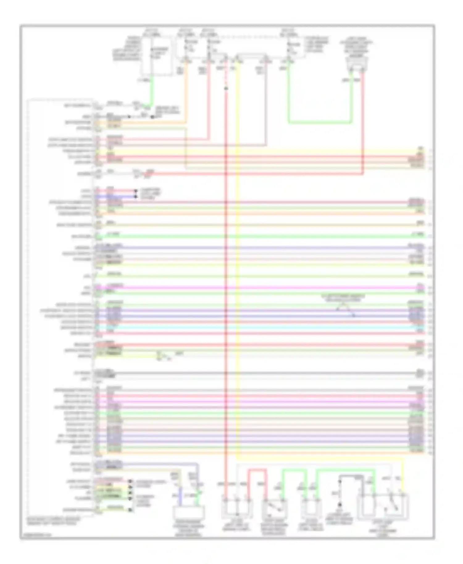 Altima Nissan L33 (2012-2015): Forced entry circuit, coupe with intelligent key unit (1 of 4)