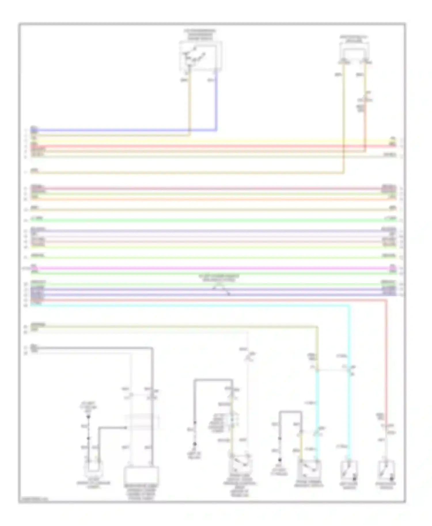 Altima Nissan L33 (2012-2015): Forced entry circuit, coupe with intelligent key unit (3 of 4)