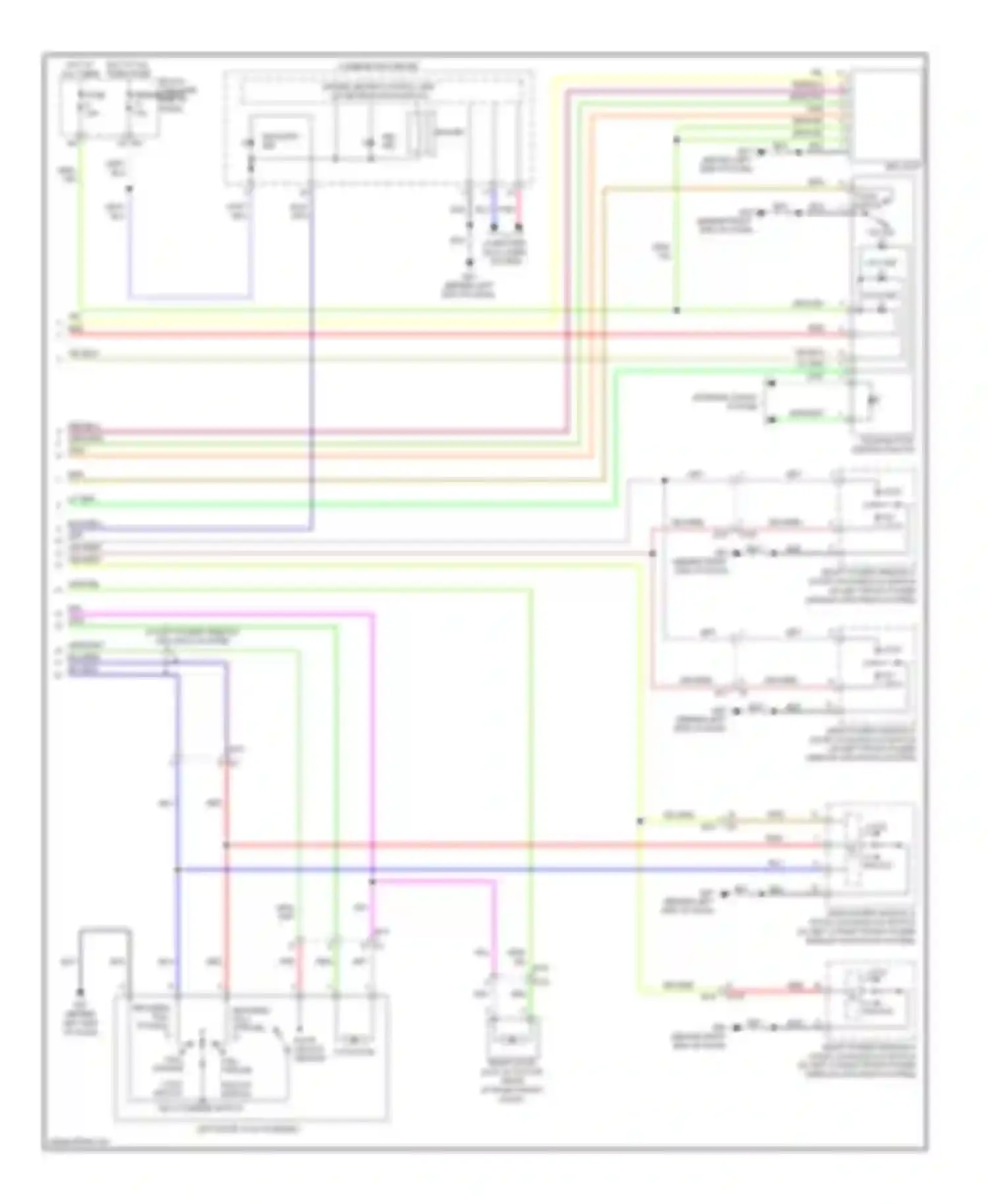 Altima Nissan L33 (2012-2015): Forced entry circuit, coupe with intelligent key unit (4 of 4)