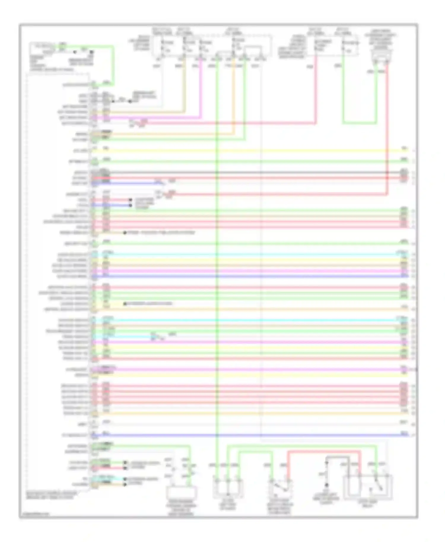 Altima Nissan L33 (2012-2015): Forced entry circuit, sedan (1 of 4)