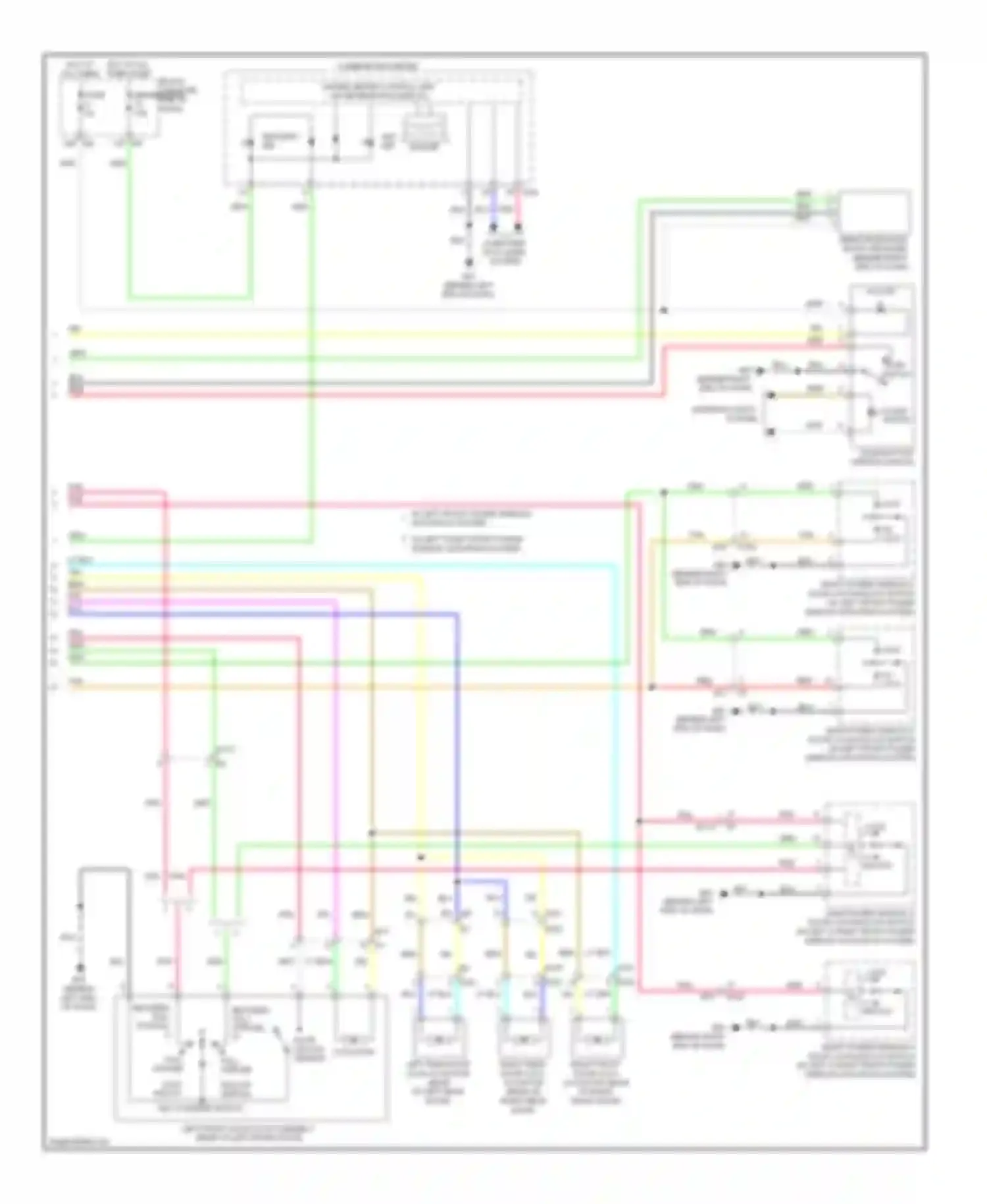 Altima Nissan L33 (2012-2015): Forced entry circuit, sedan (4 of 4)