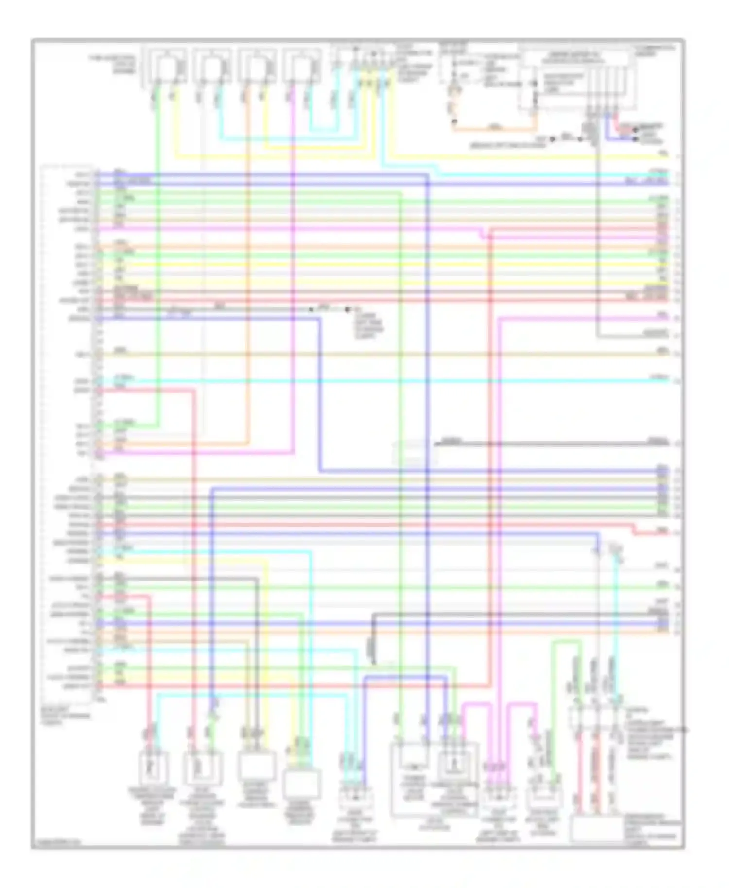 Altima Nissan L33 (2012-2015): Wiring diagram engine performance 2.5l, coupe california (1 of 4)