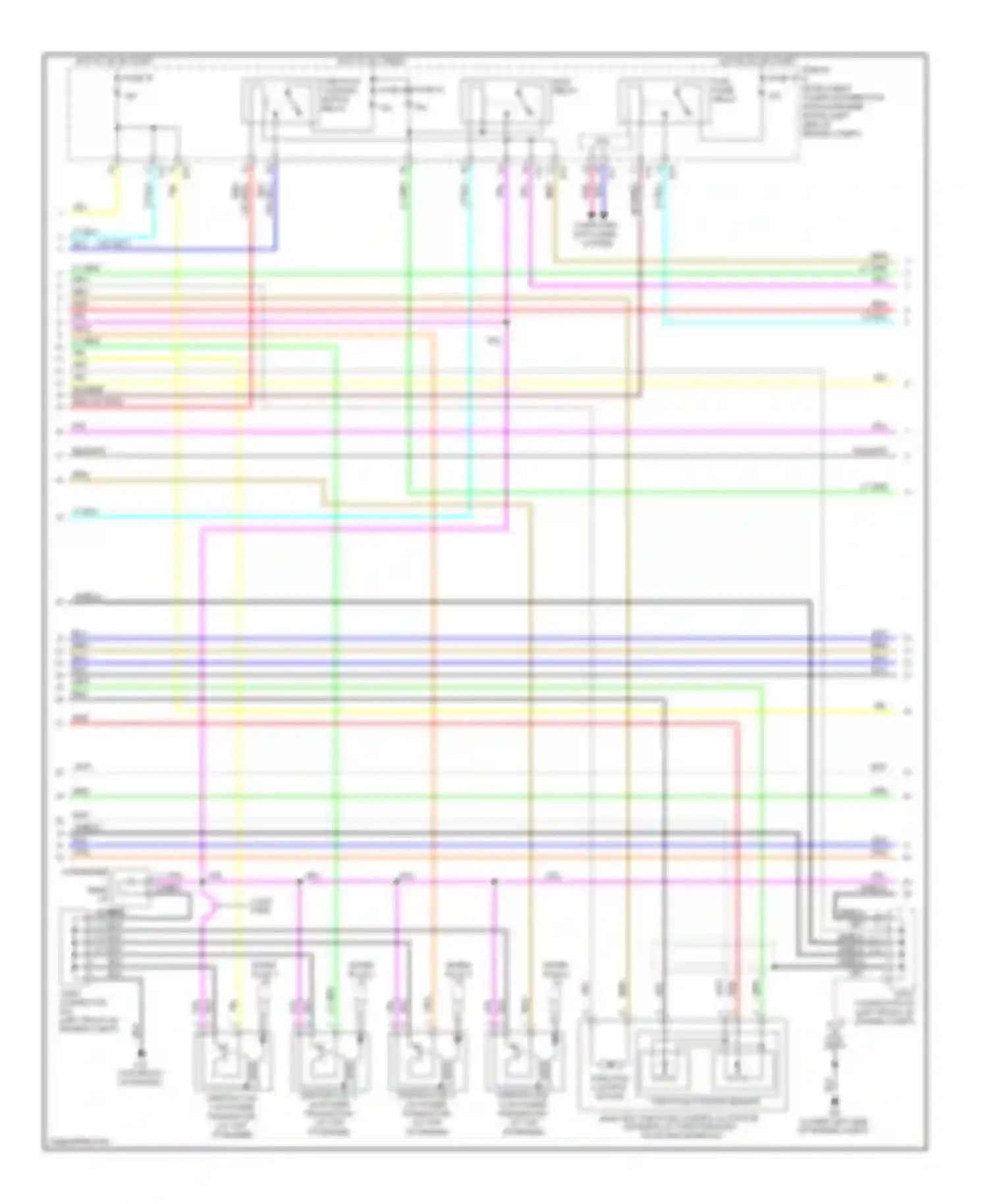 Altima Nissan L33 (2012-2015): Wiring diagram engine performance 2.5l, coupe california (2 of 4)