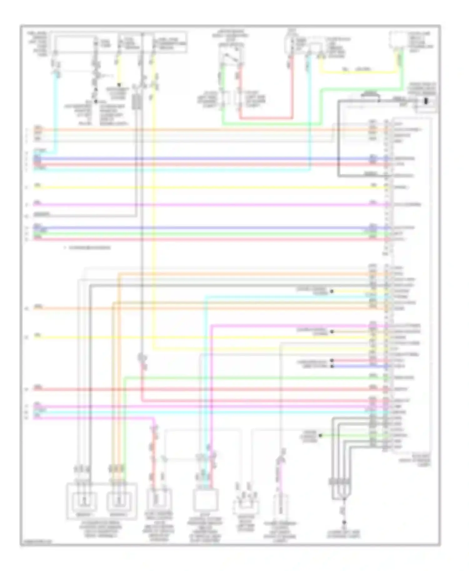 Altima Nissan L33 (2012-2015): Wiring diagram engine performance 2.5l, coupe california (4 of 4)