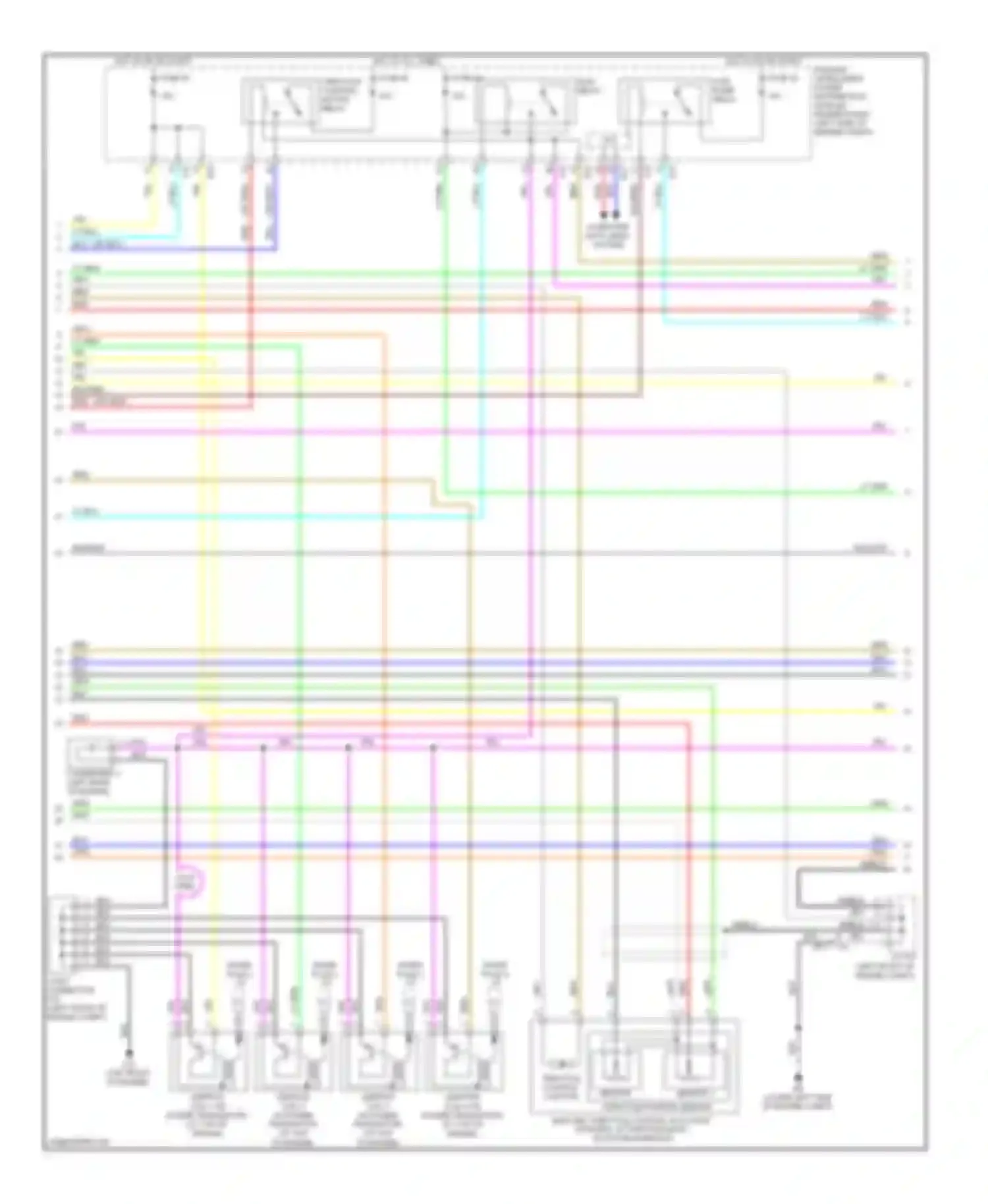 Altima Nissan L33 (2012-2015): Wiring diagram engine performance 2.5l, coupe except california (2 of 4)