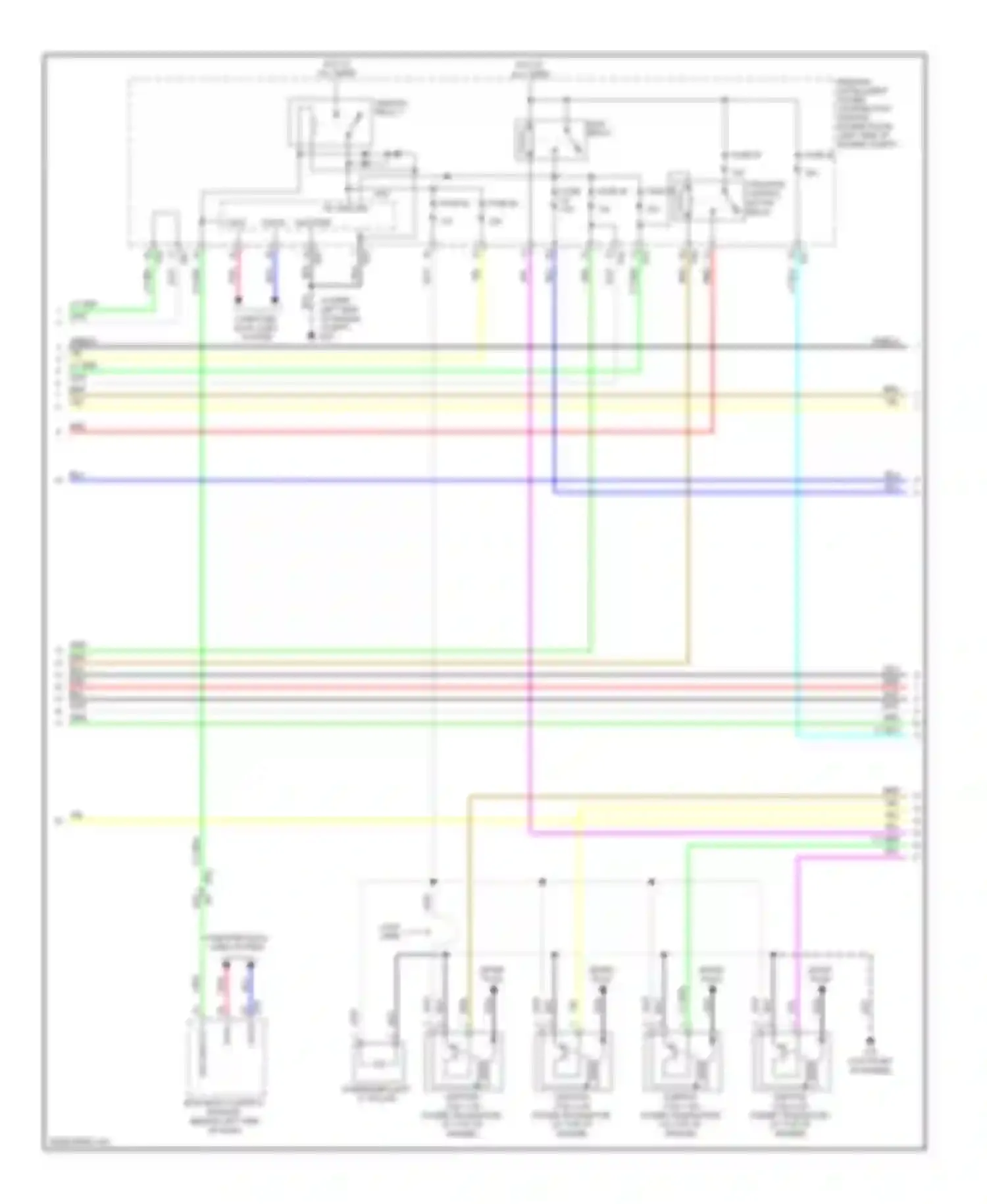 Altima Nissan L33 (2012-2015): Wiring diagram engine performance 2.5l, sedan (5 of 6)