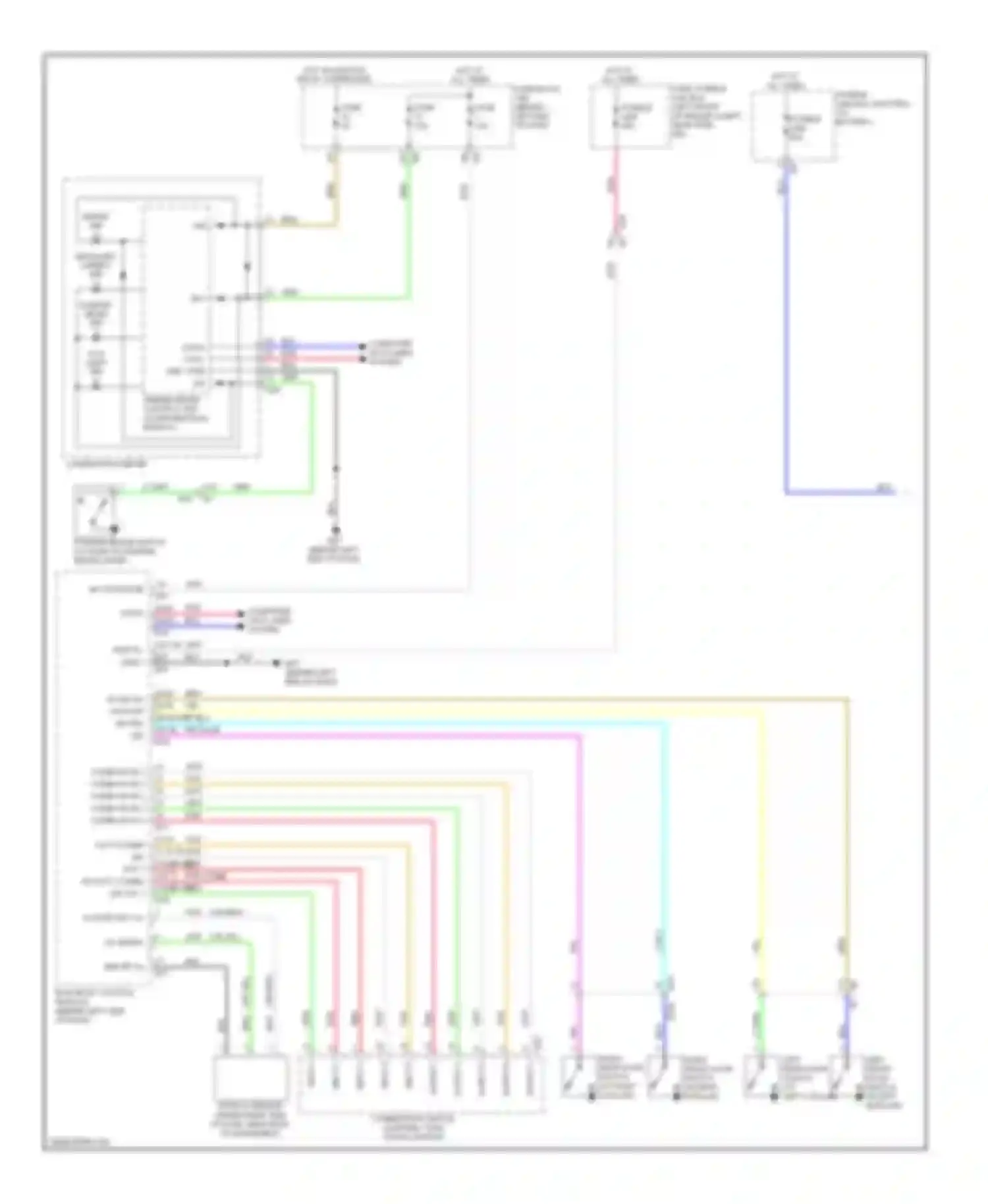 Altima Nissan L33 (2012-2015): Headlights circuit, sedan (1 of 2)