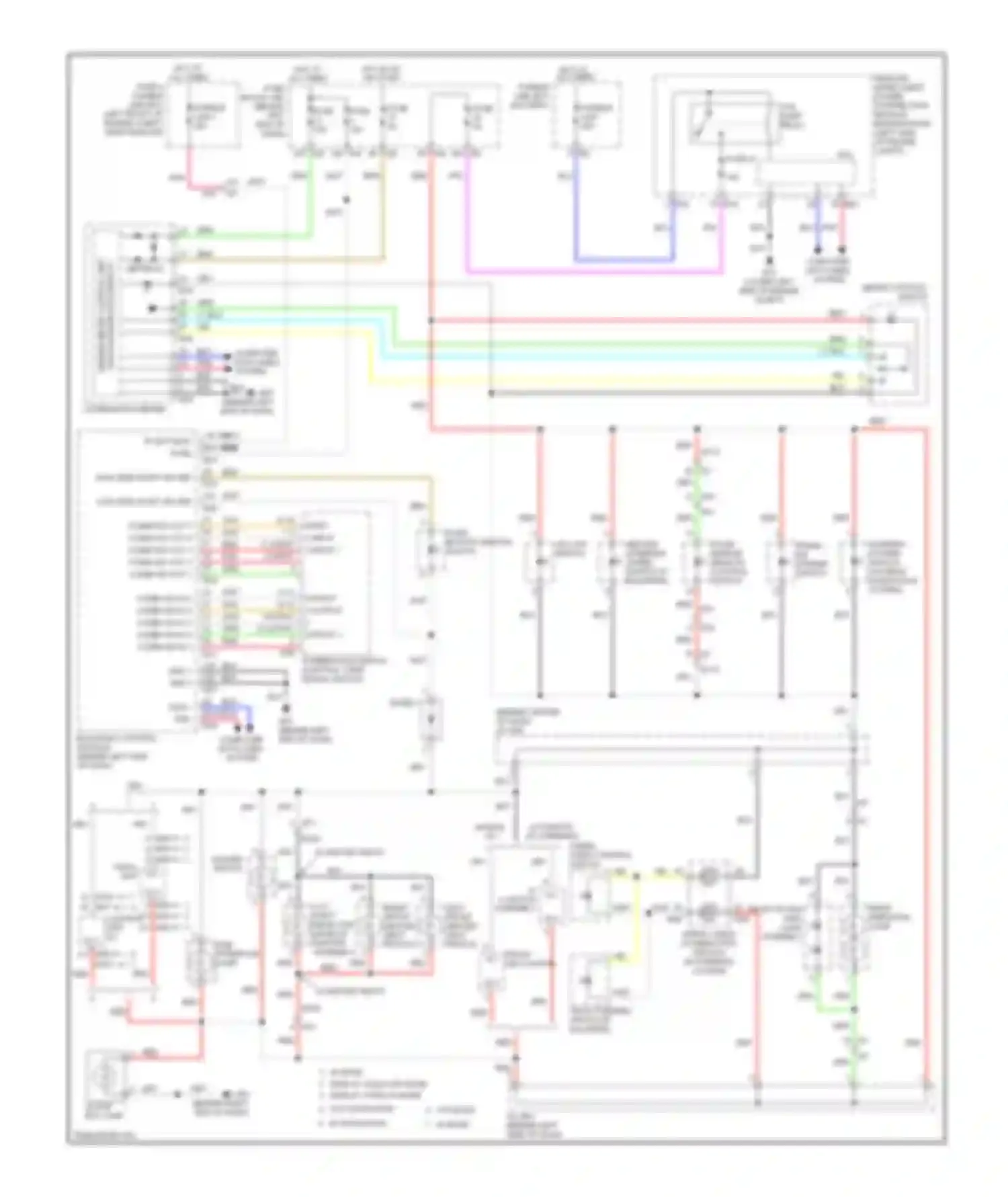 Altima Nissan L33 (2012-2015): Instrument illumination circuit, sedan