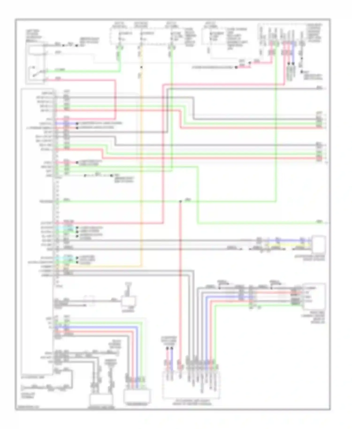 Altima Nissan L33 (2012-2015): Navigation circuit, sedan with bose (1 of 2)