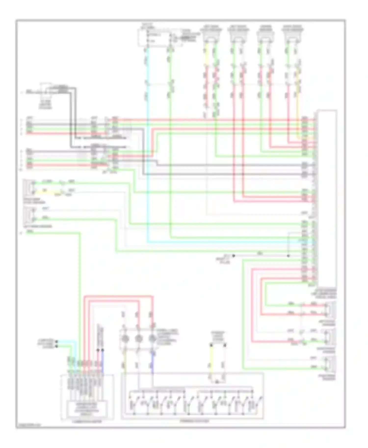 Altima Nissan L33 (2012-2015): Navigation circuit, sedan with bose (2 of 2)