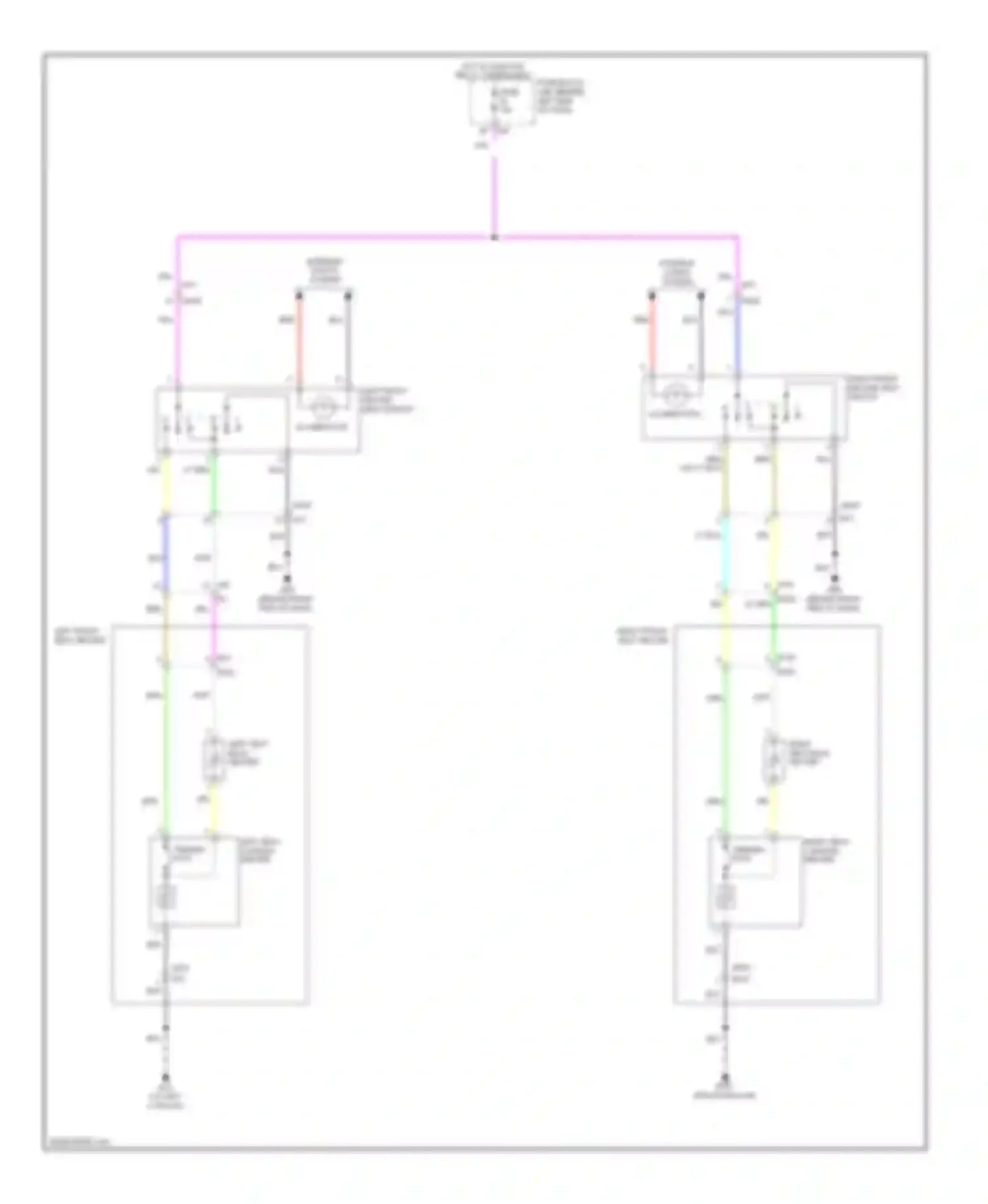 Altima Nissan L33 (2012-2015): Heated seats circuit, sedan