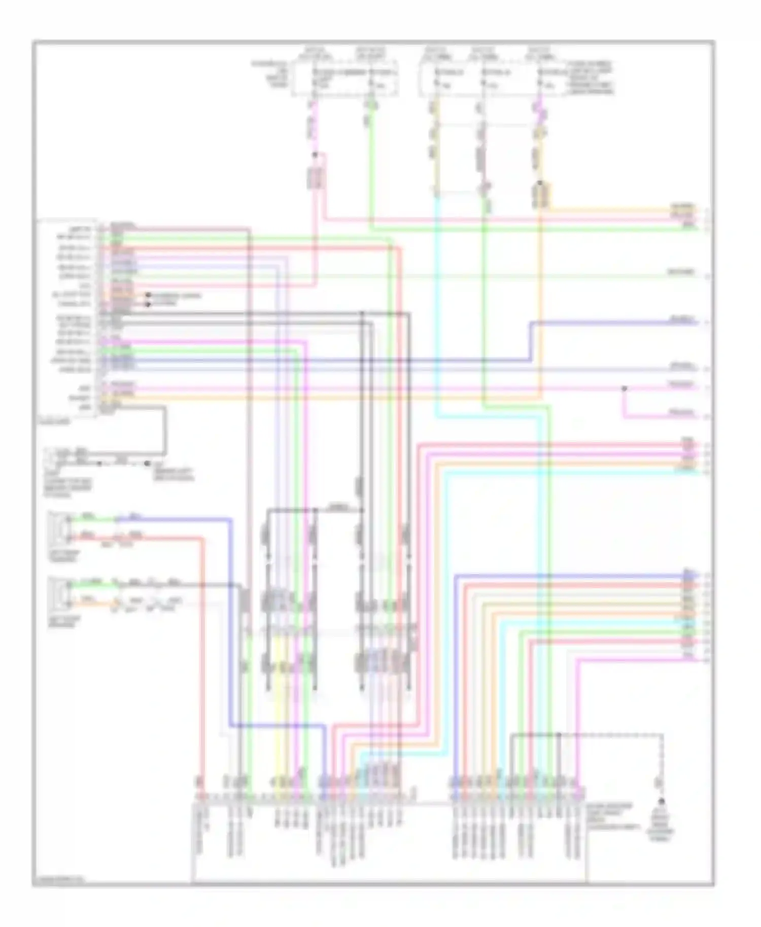 Altima Nissan L33 (2012-2015): Radio circuit, coupe without navigation (1 of 3)