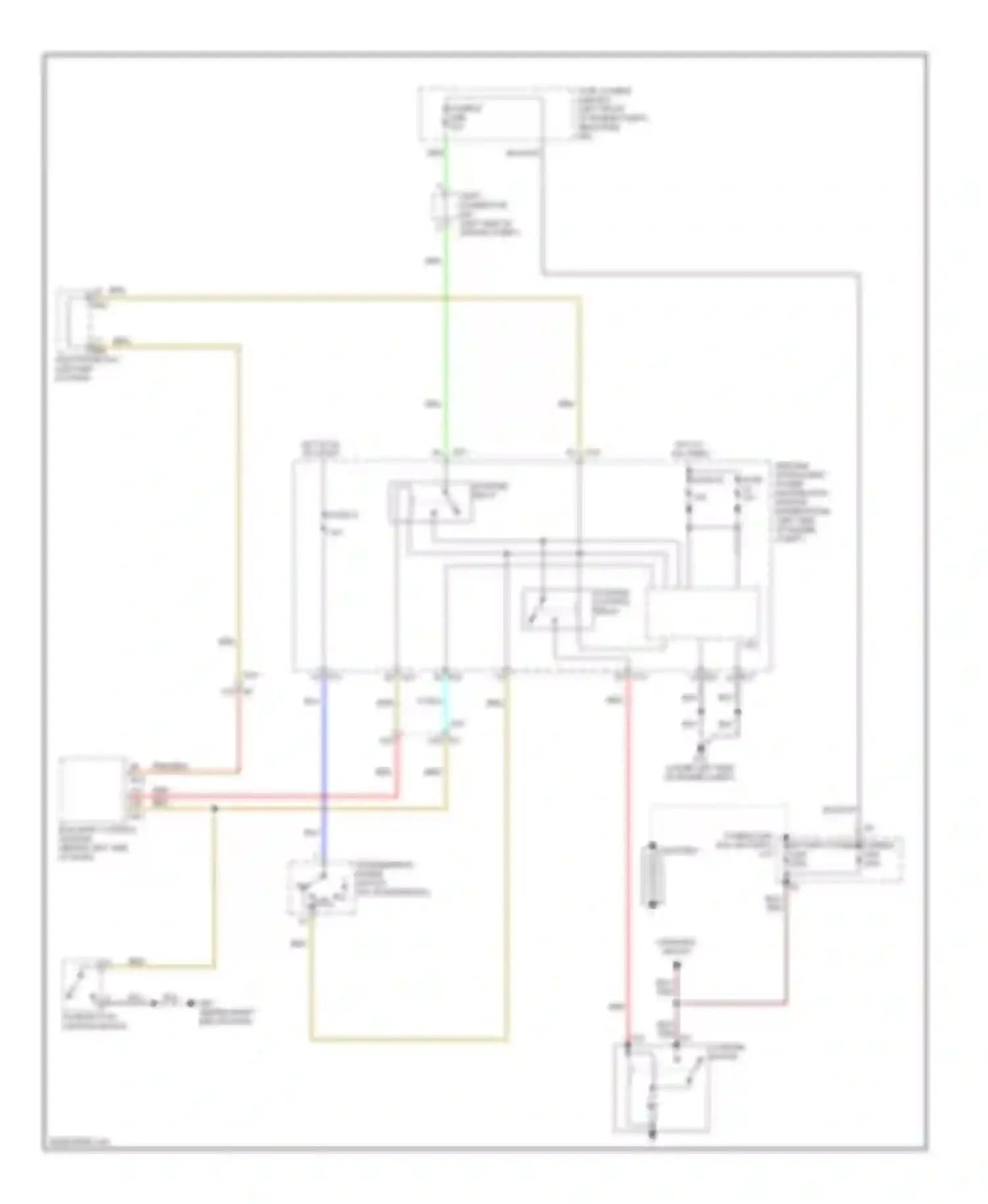 Altima Nissan L33 (2012-2015): Starting circuit, coupe