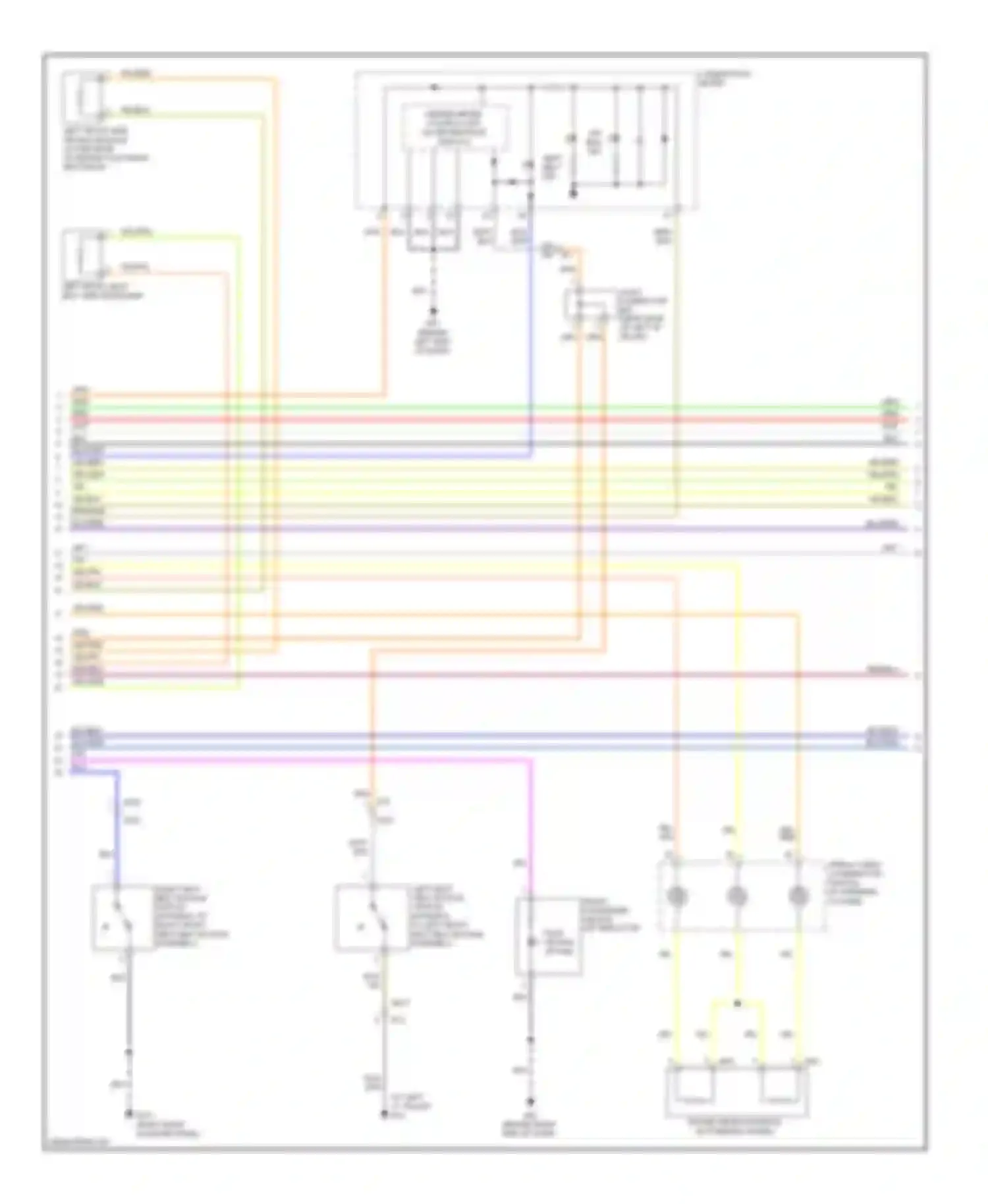 Altima Nissan L33 (2012-2015): Supplemental restraints circuit, coupe (2 of 3)