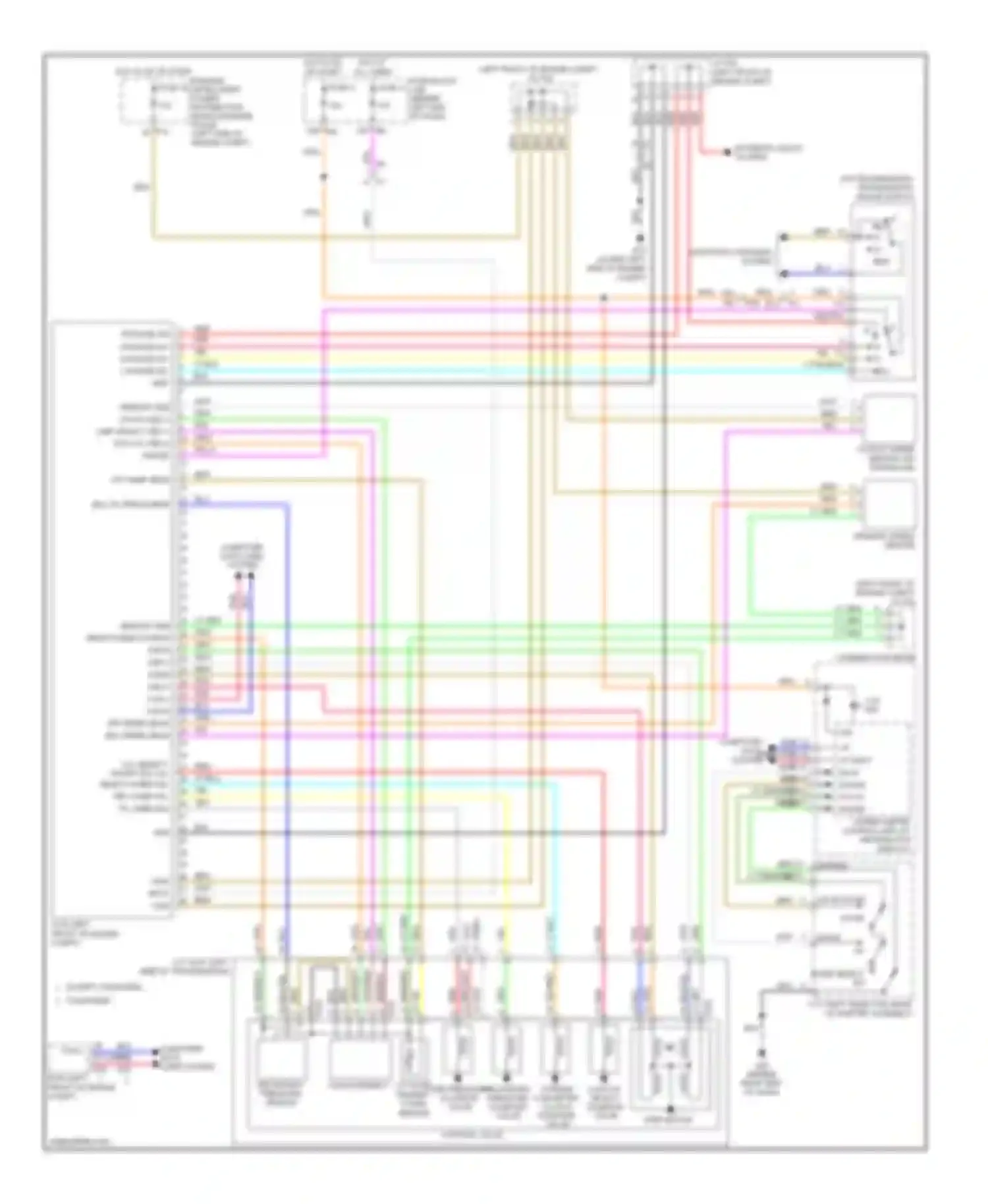 Altima Nissan L33 (2012-2015): Transmission circuit, coupe
