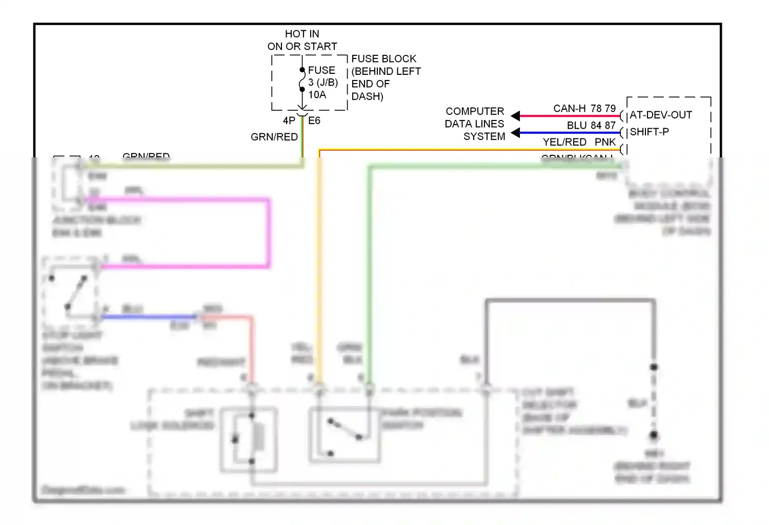 Wiring diagram blk for Nissan Altima L33 (2012-2015) (138 of 159)