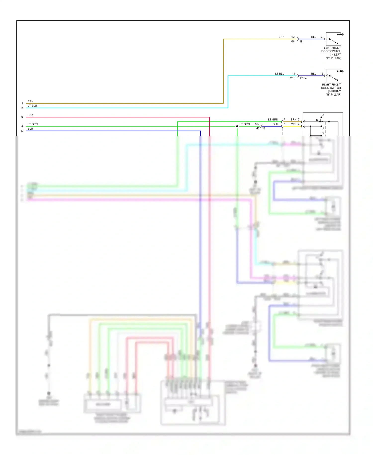 Wiring diagram blk for Nissan Altima L33 (2012-2015) (118 of 159)