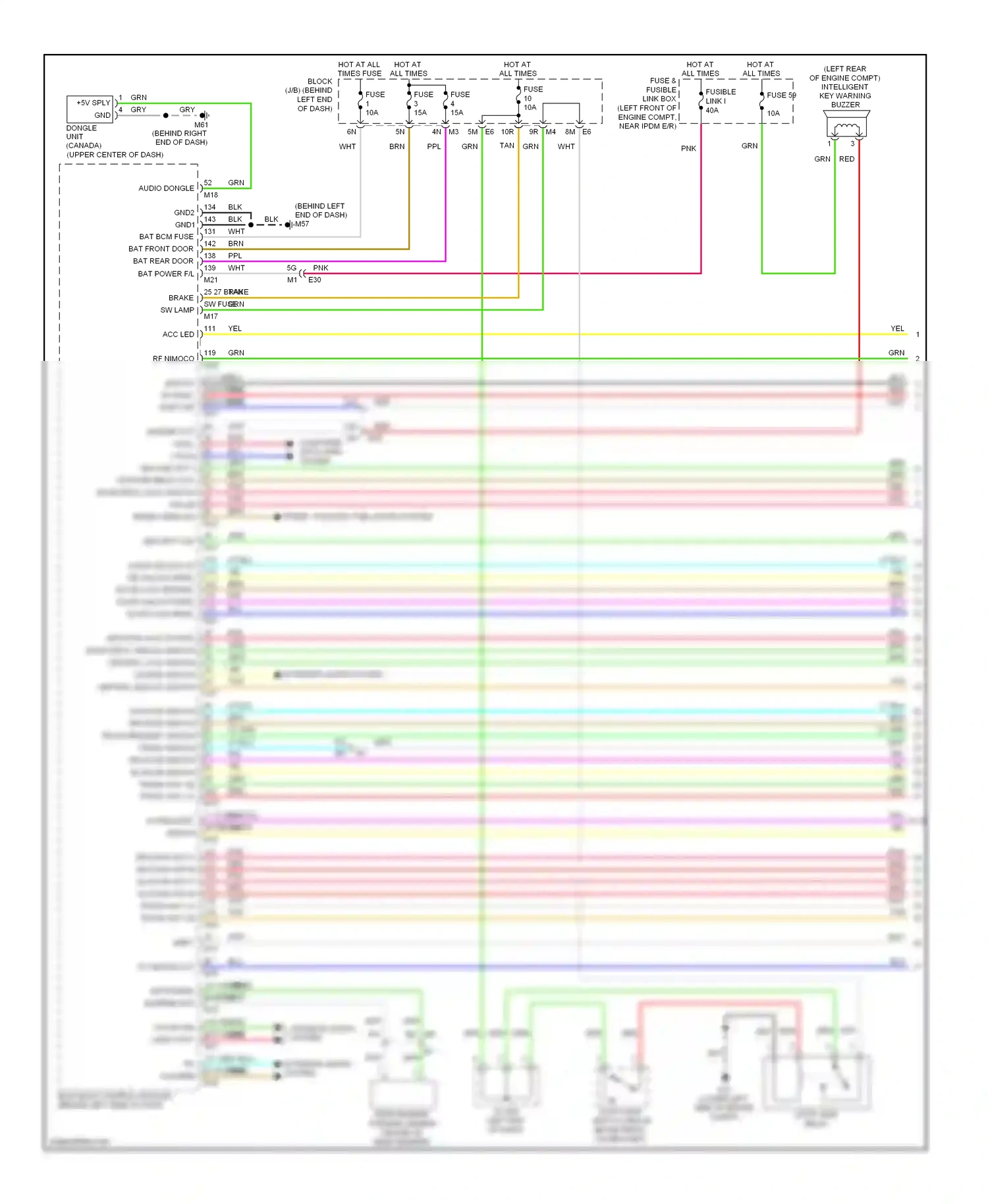 Wiring diagram blu for Nissan Altima L33 (2012-2015) (20 of 147)