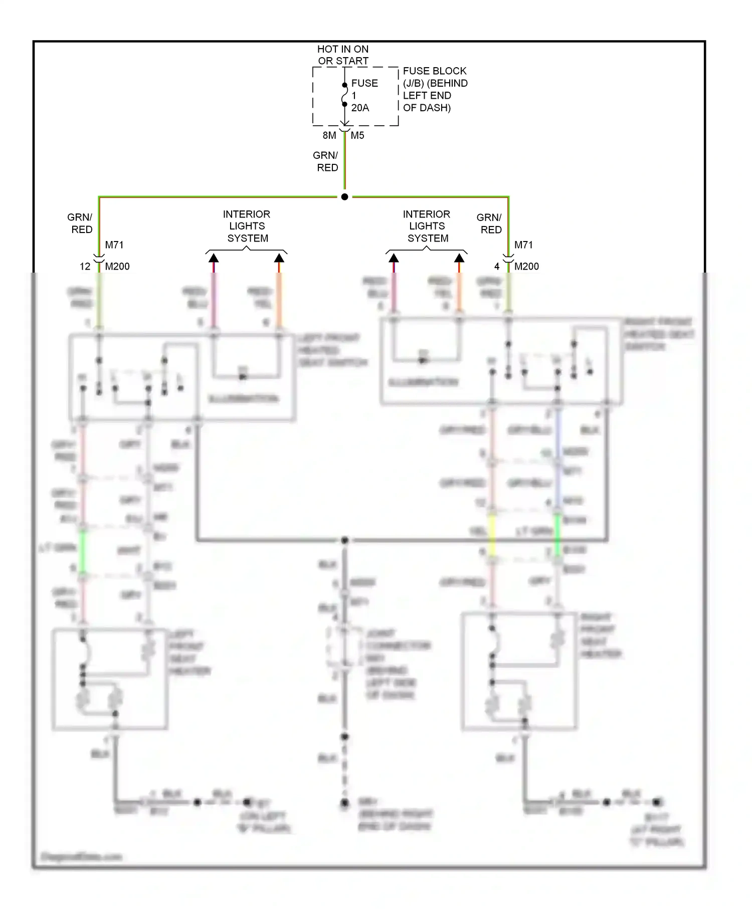 Wiring diagram blu for Nissan Altima L33 (2012-2015) (93 of 147)