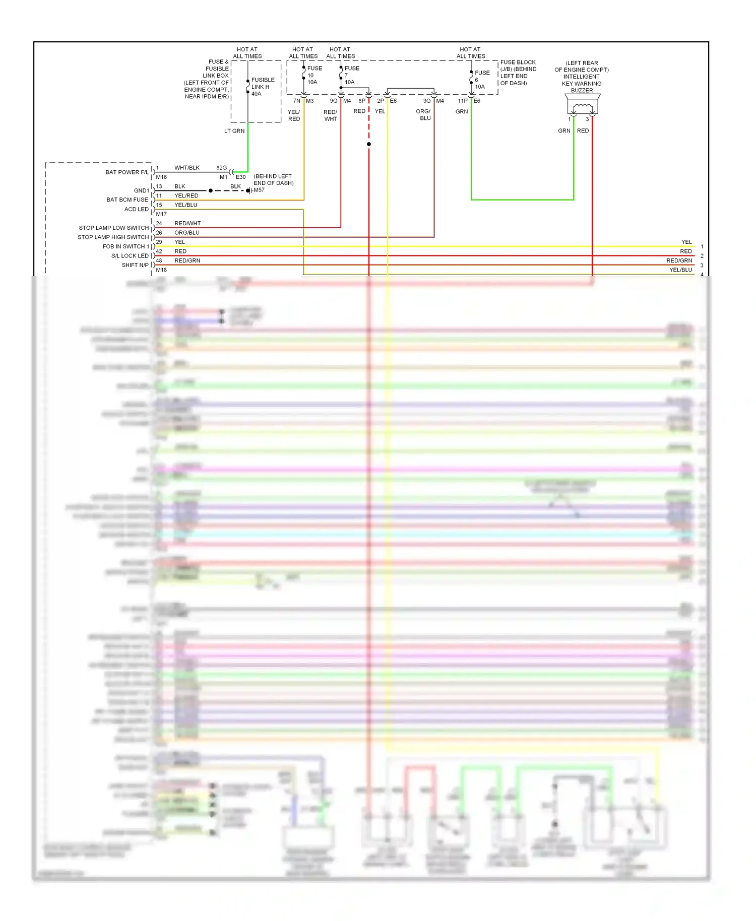 Wiring diagram blu for Nissan Altima L33 (2012-2015) (13 of 147)