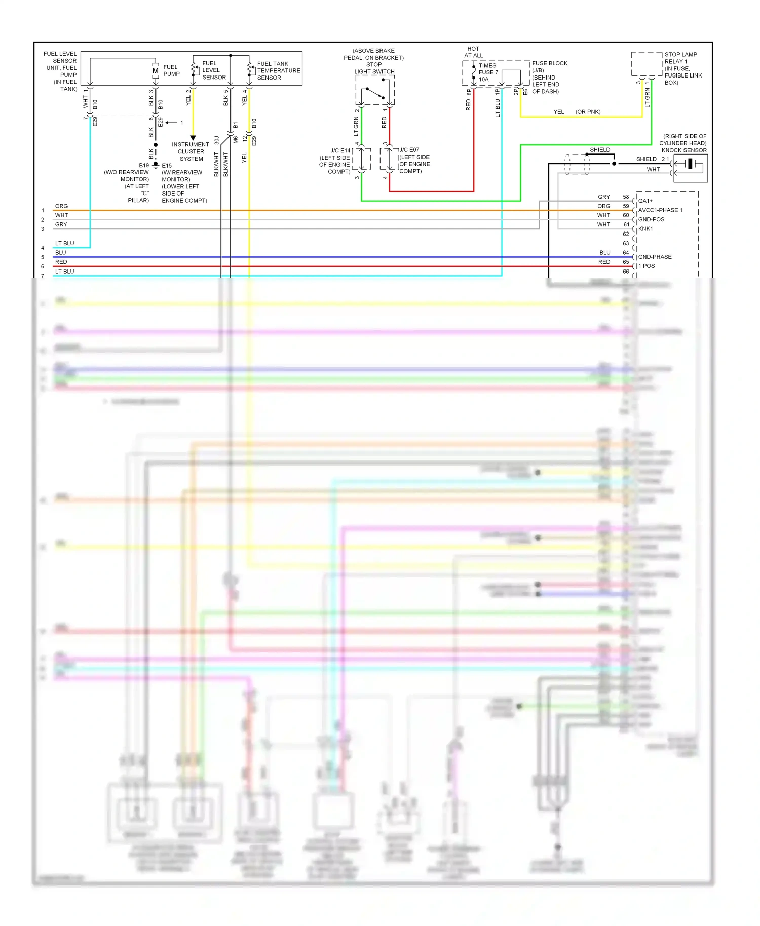 Wiring diagram blu for Nissan Altima L33 (2012-2015) (46 of 147)