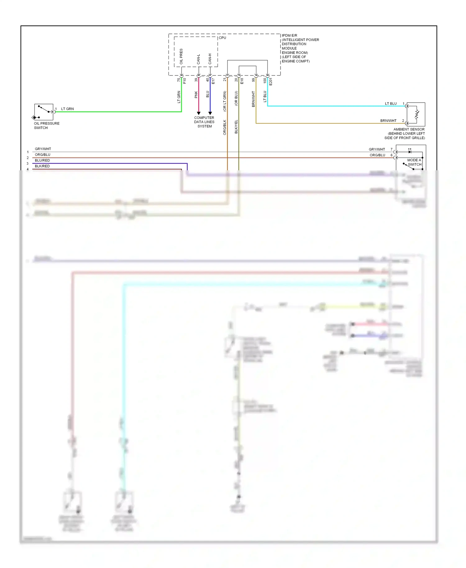 Wiring diagram blu for Nissan Altima L33 (2012-2015) (68 of 147)