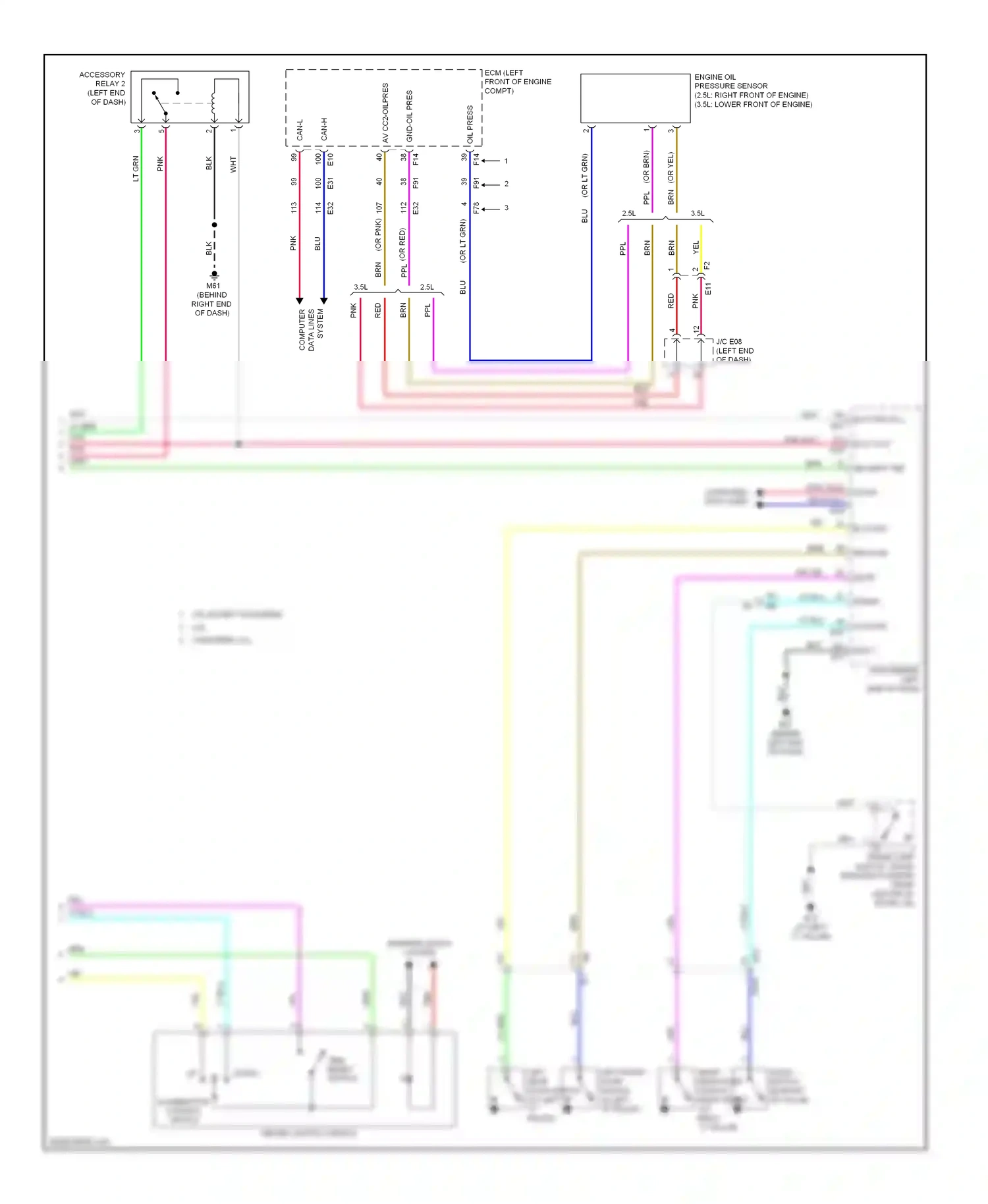 Wiring diagram blu for Nissan Altima L33 (2012-2015) (70 of 147)