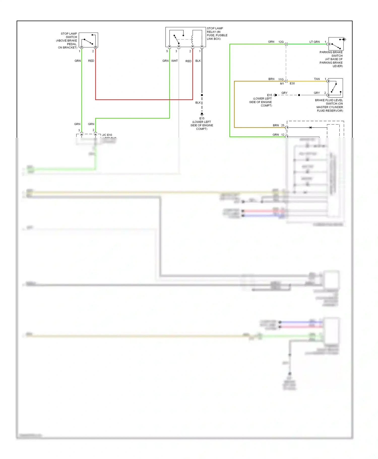 Wiring diagram combination meter for Nissan Altima L33 (2012-2015) (2 of 53)