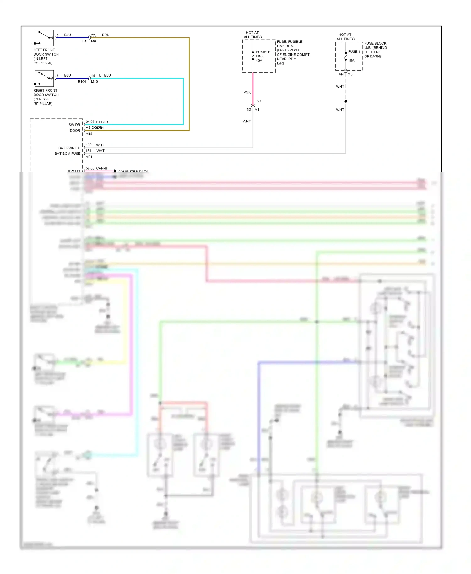 Wiring diagram computer data lines system for Nissan Altima L33 (2012-2015) (42 of 94)