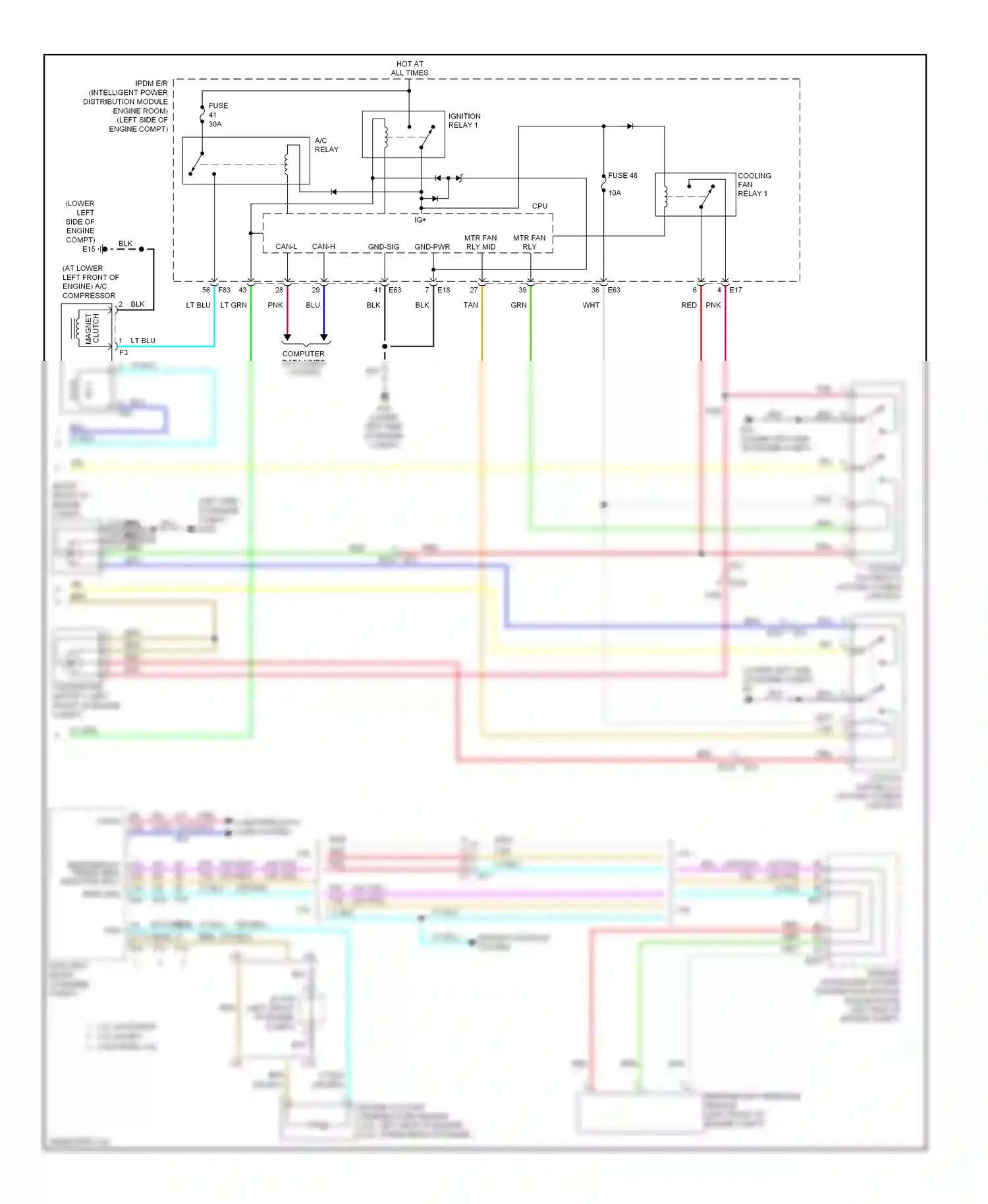 Wiring diagram computer data lines system for Nissan Altima L33 (2012-2015) (8 of 94)