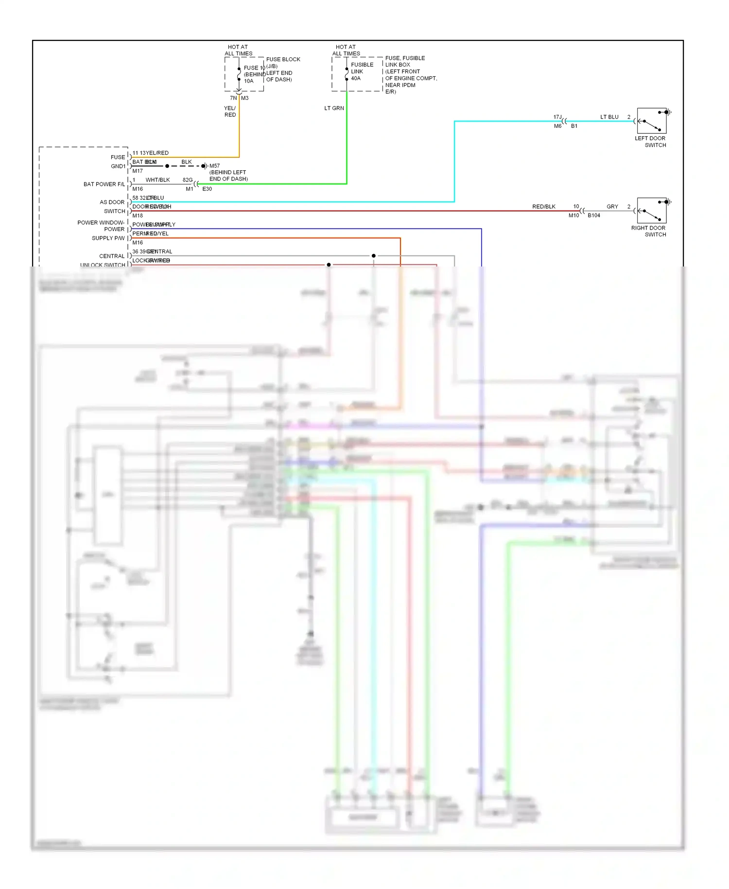 Wiring diagram encoder power dr up encoder gnd gnd for Nissan Altima L33 (2012-2015) (1 of 1)
