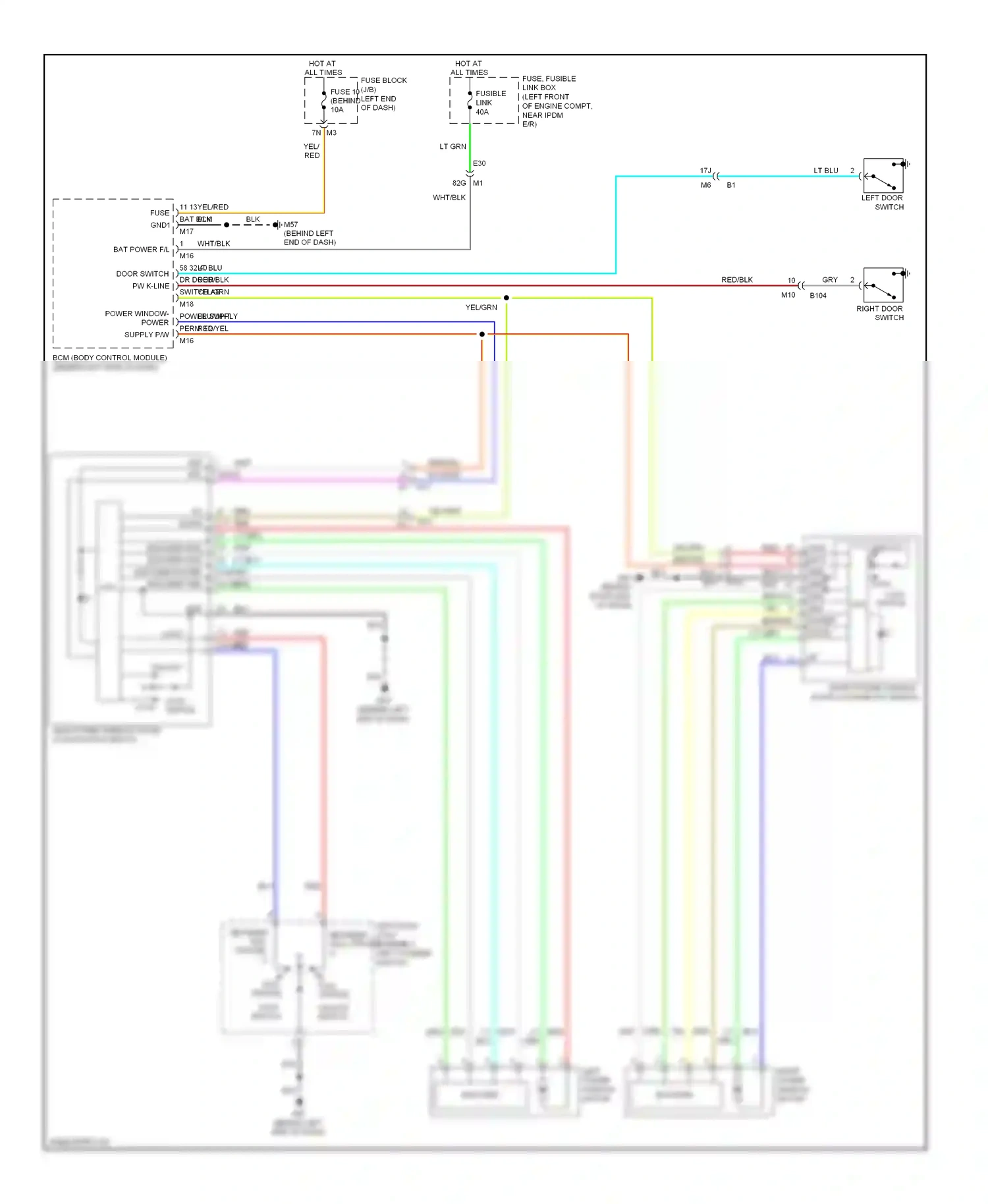 Wiring diagram encoder power encoder gnd for Nissan Altima L33 (2012-2015) (1 of 1)
