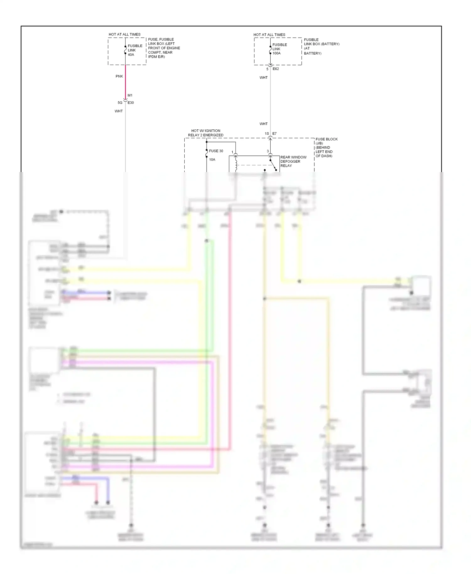 Wiring diagram front air control for Nissan Altima L33 (2012-2015) (3 of 5)