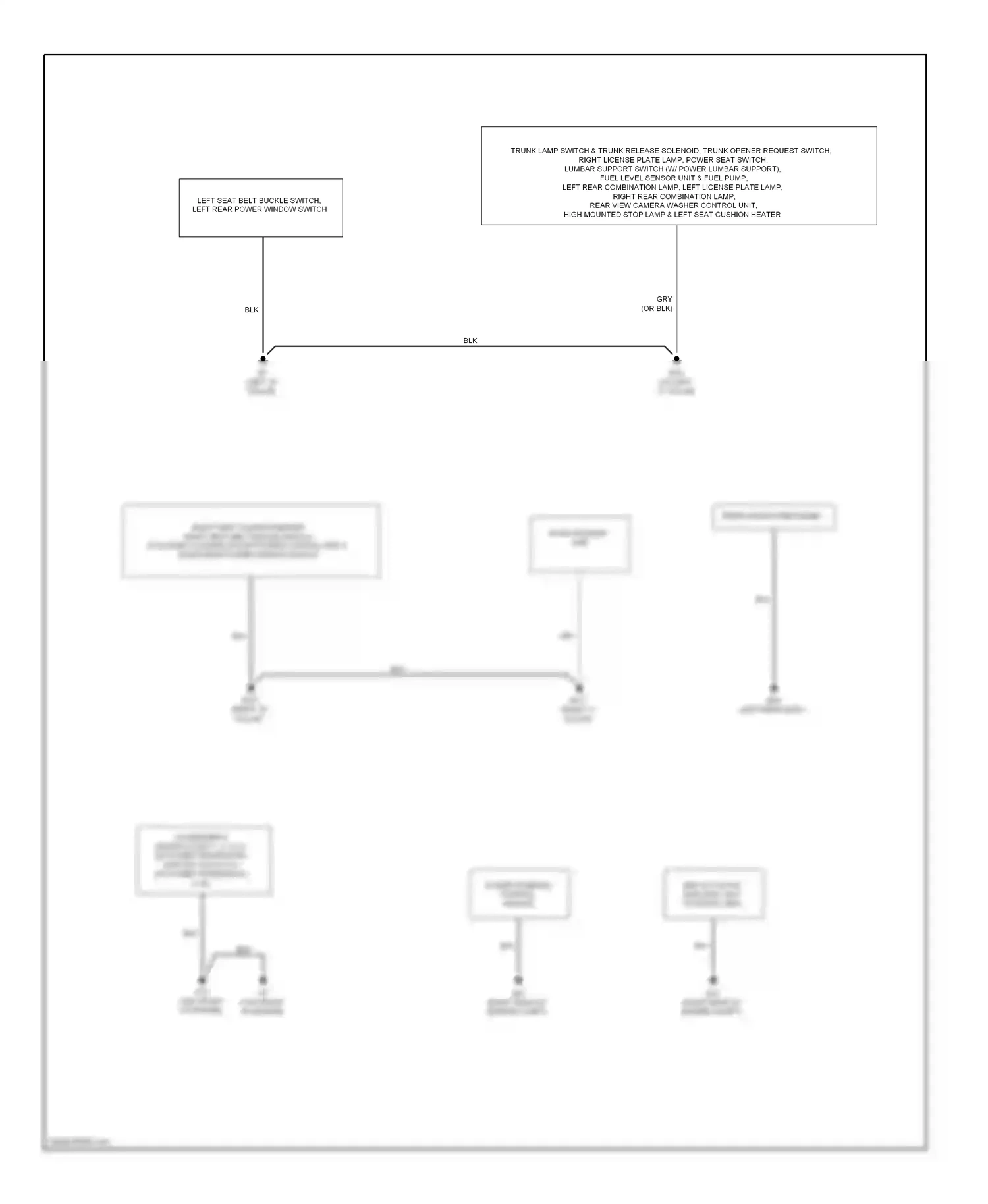 Wiring diagram power steering control module for Nissan Altima L33 (2012-2015) (1 of 1)