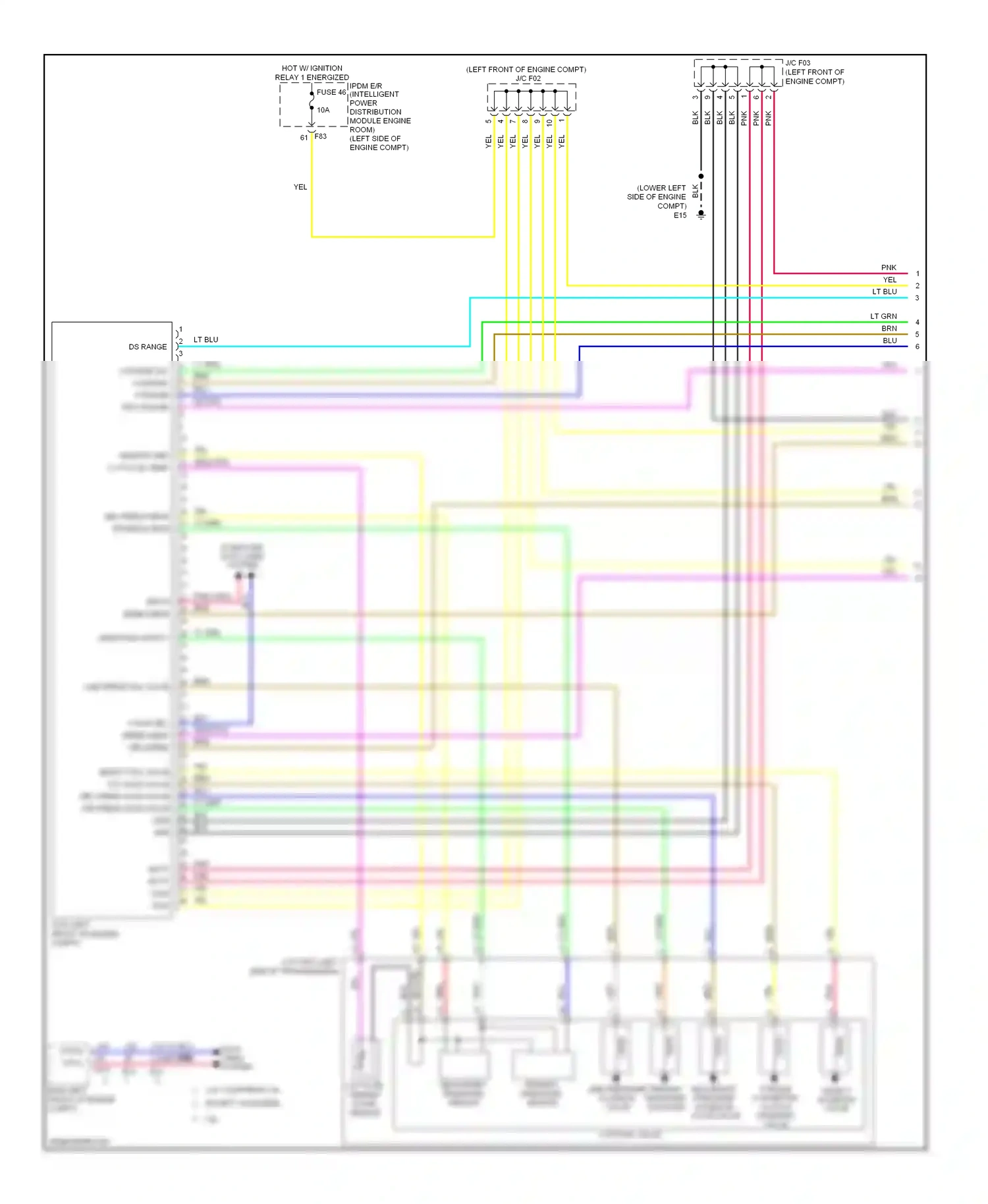 Wiring diagram primary pressure sensor for Nissan Altima L33 (2012-2015) (1 of 1)