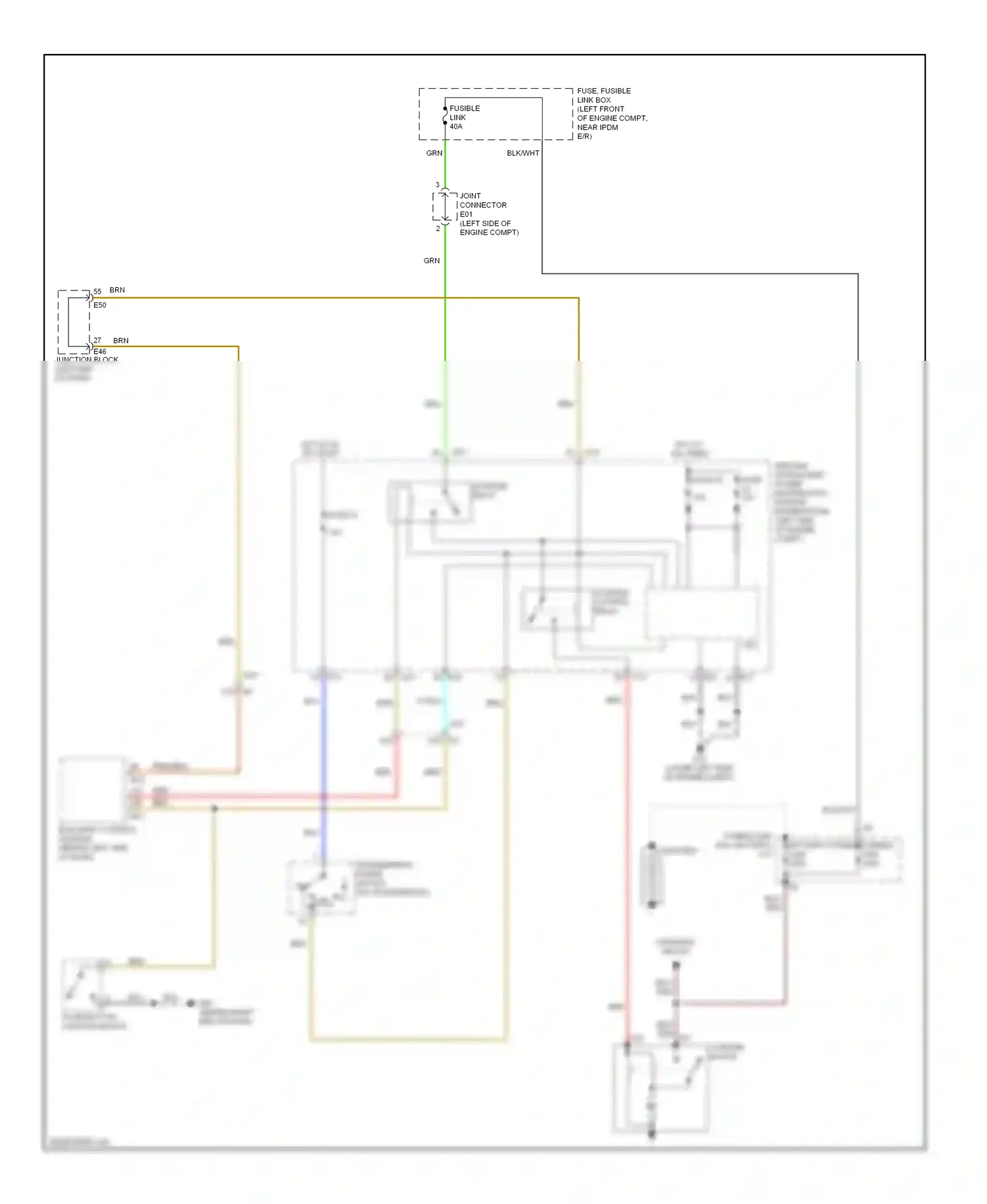 Wiring diagram push button ignition switch for Nissan Altima L33 (2012-2015) (12 of 13)