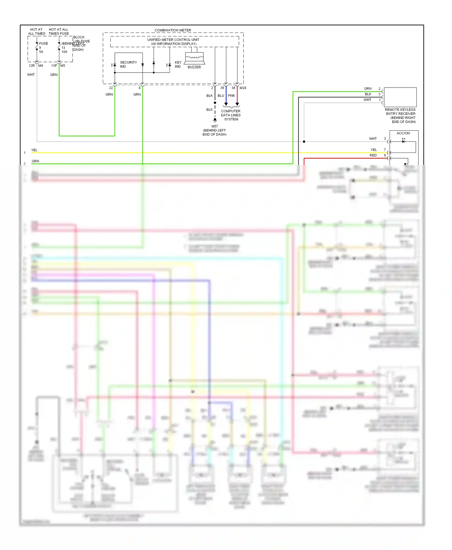 Wiring diagram push switch for Nissan Altima L33 (2012-2015) (5 of 10)