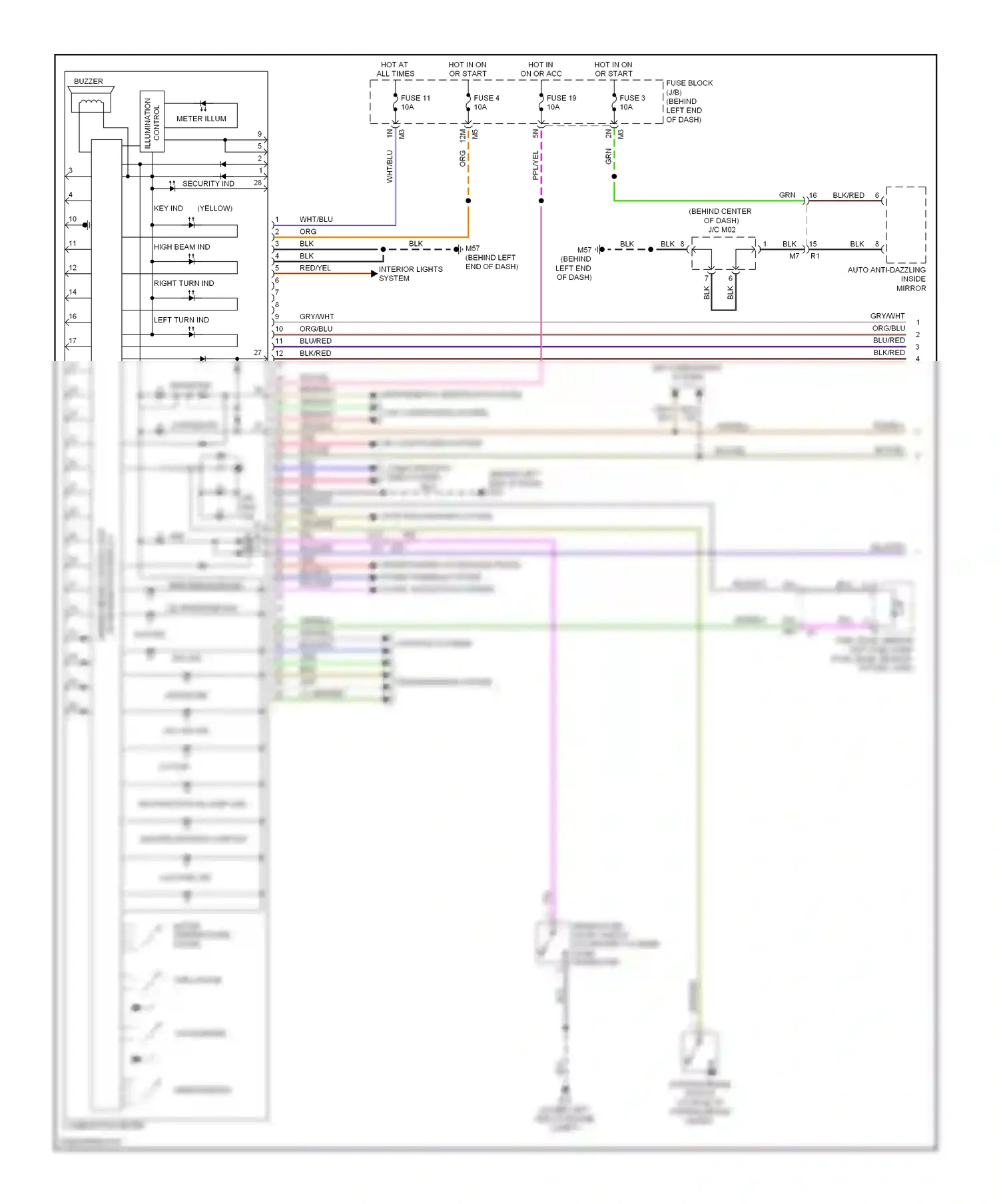 Wiring diagram starting/charging system for Nissan Altima L33 (2012-2015) (2 of 3)